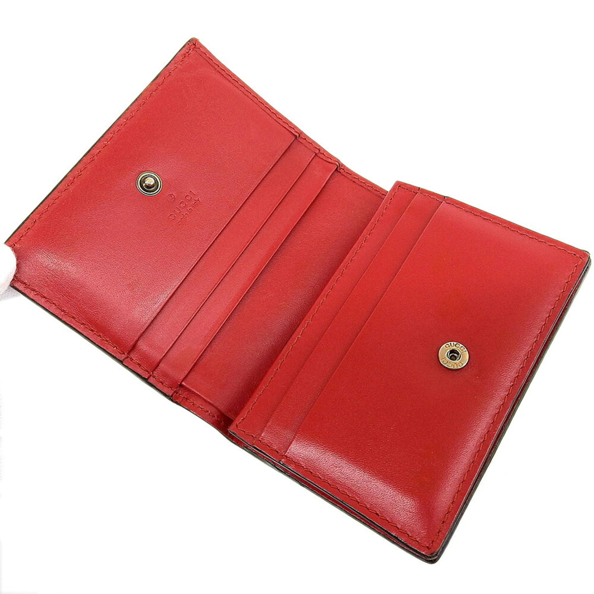 Gucci Red Color Wallet (Bi-Fold) (Pre-Owned)