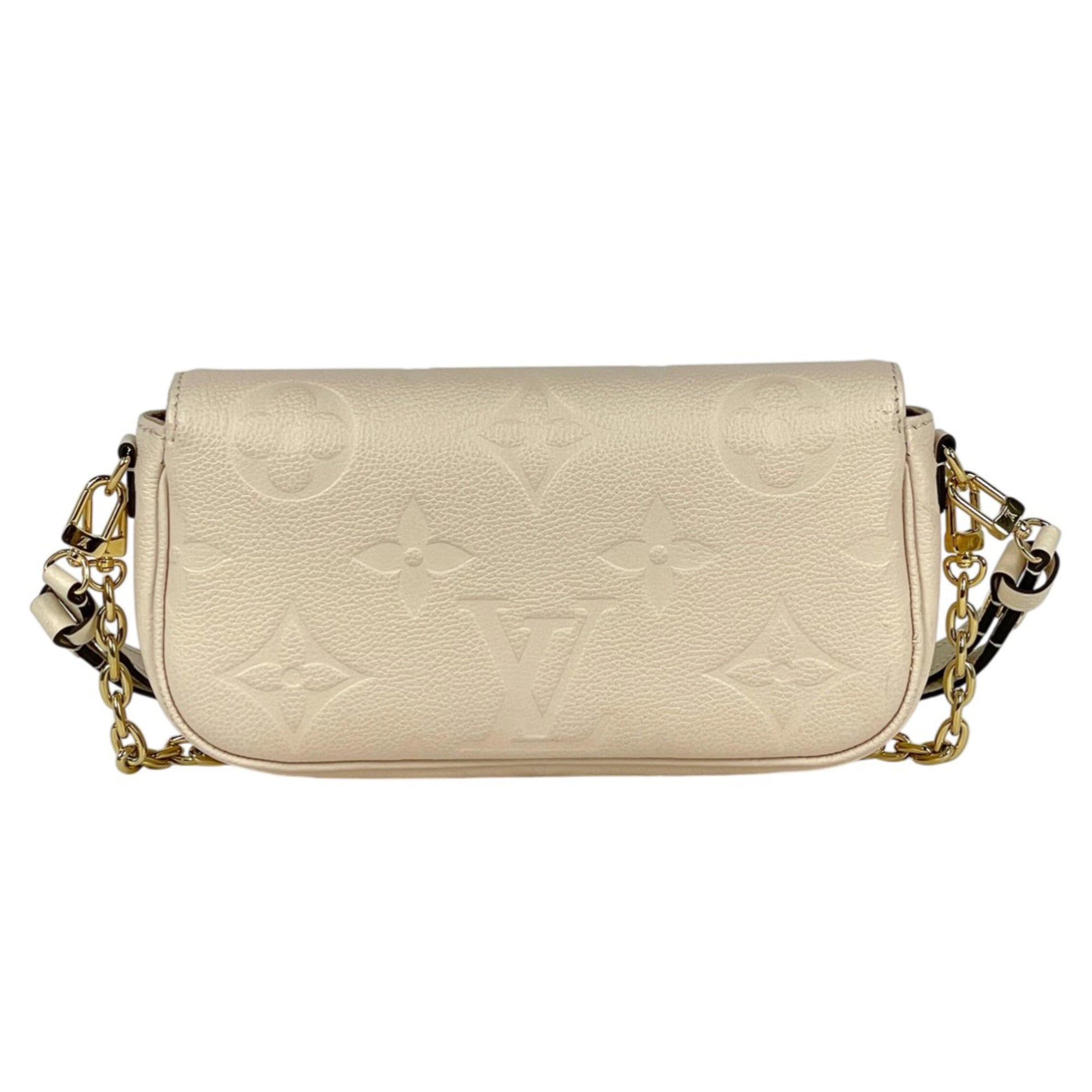 Louis Vuitton White Monogram Empreinte Shoulder Bag (Pre-Owned)