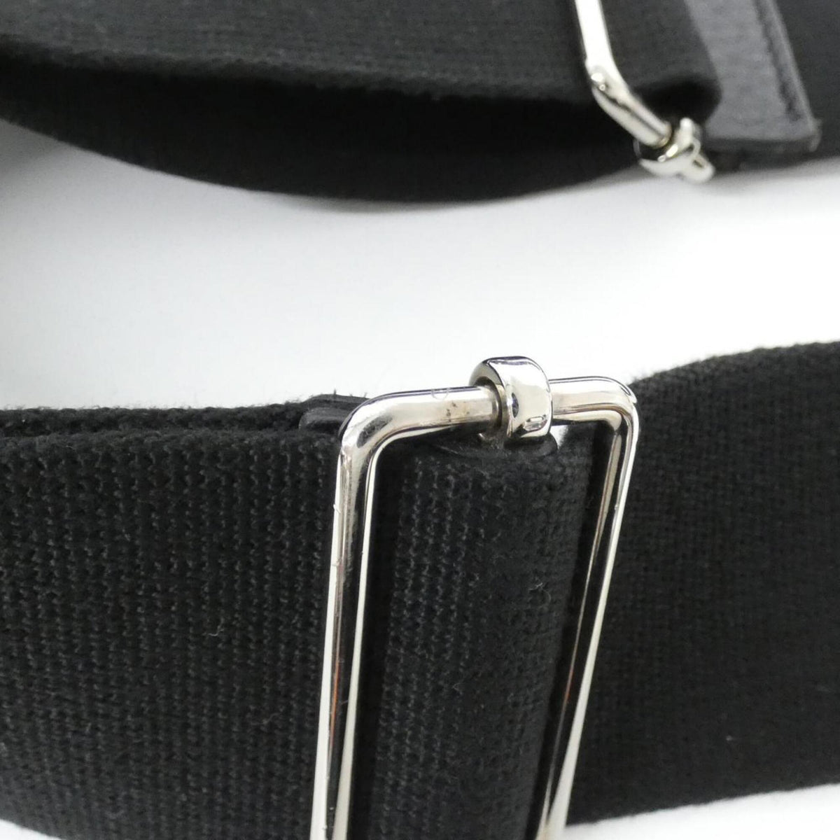 Hermes Black Taurillon Clemence Leather Shoulder Bag (Pre-Owned)
