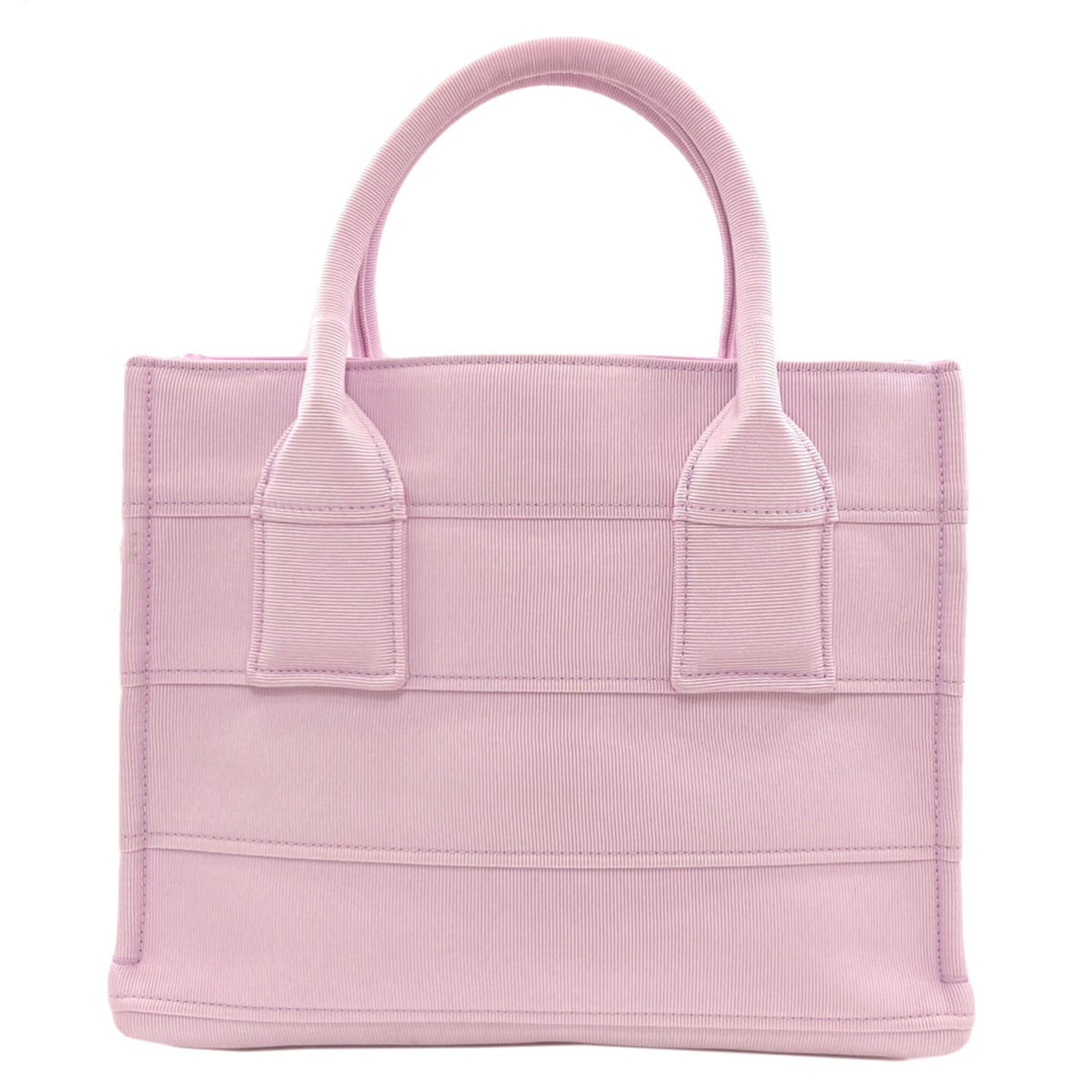 Salvatore Ferragamo Pink Canvas Handbag (Pre-Owned)