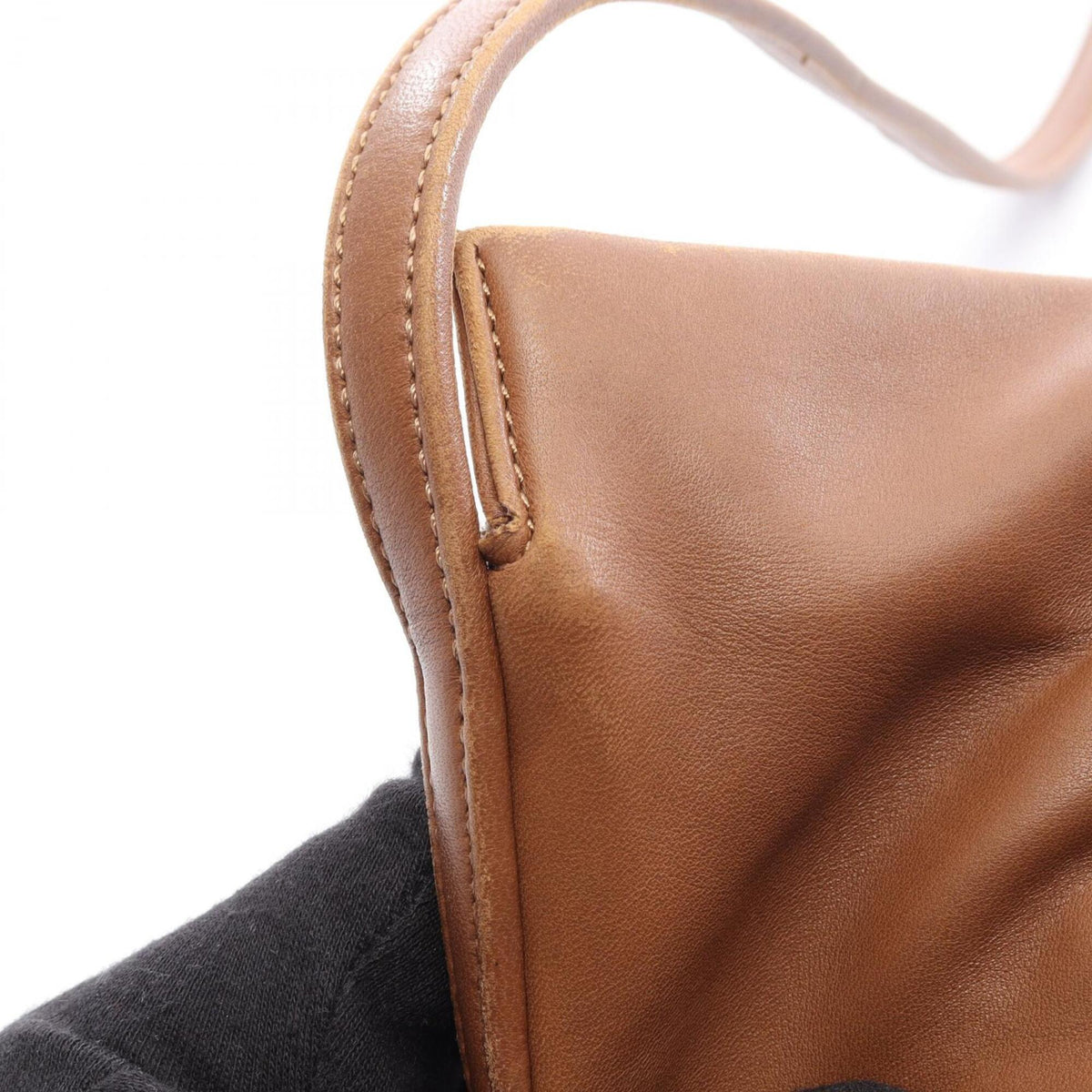 Loewe Brown Leather Handbag Shoulder Bag (Pre-Owned)