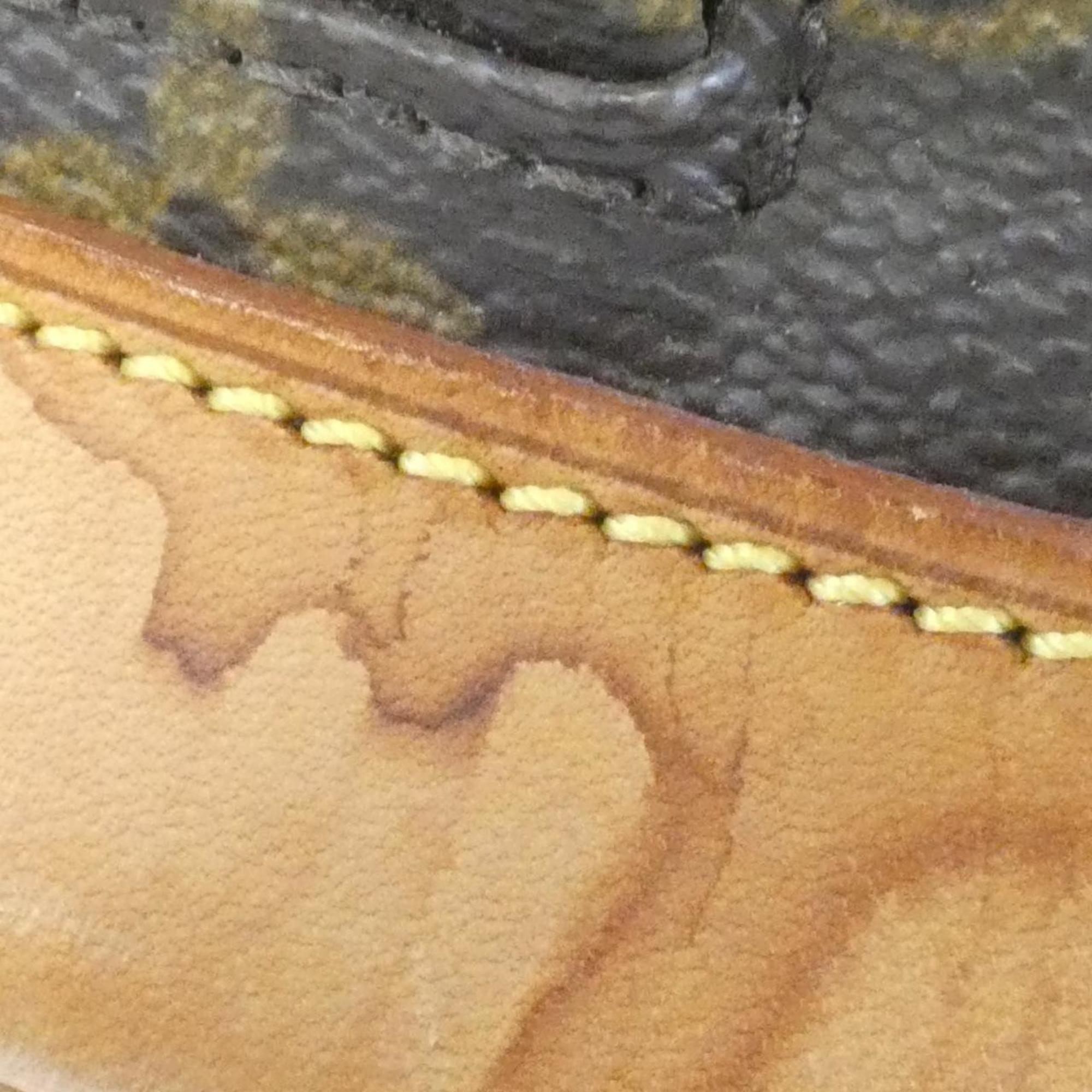 Louis Vuitton Monogram Marron Coated Canvas Backpack (Pre-Owned)