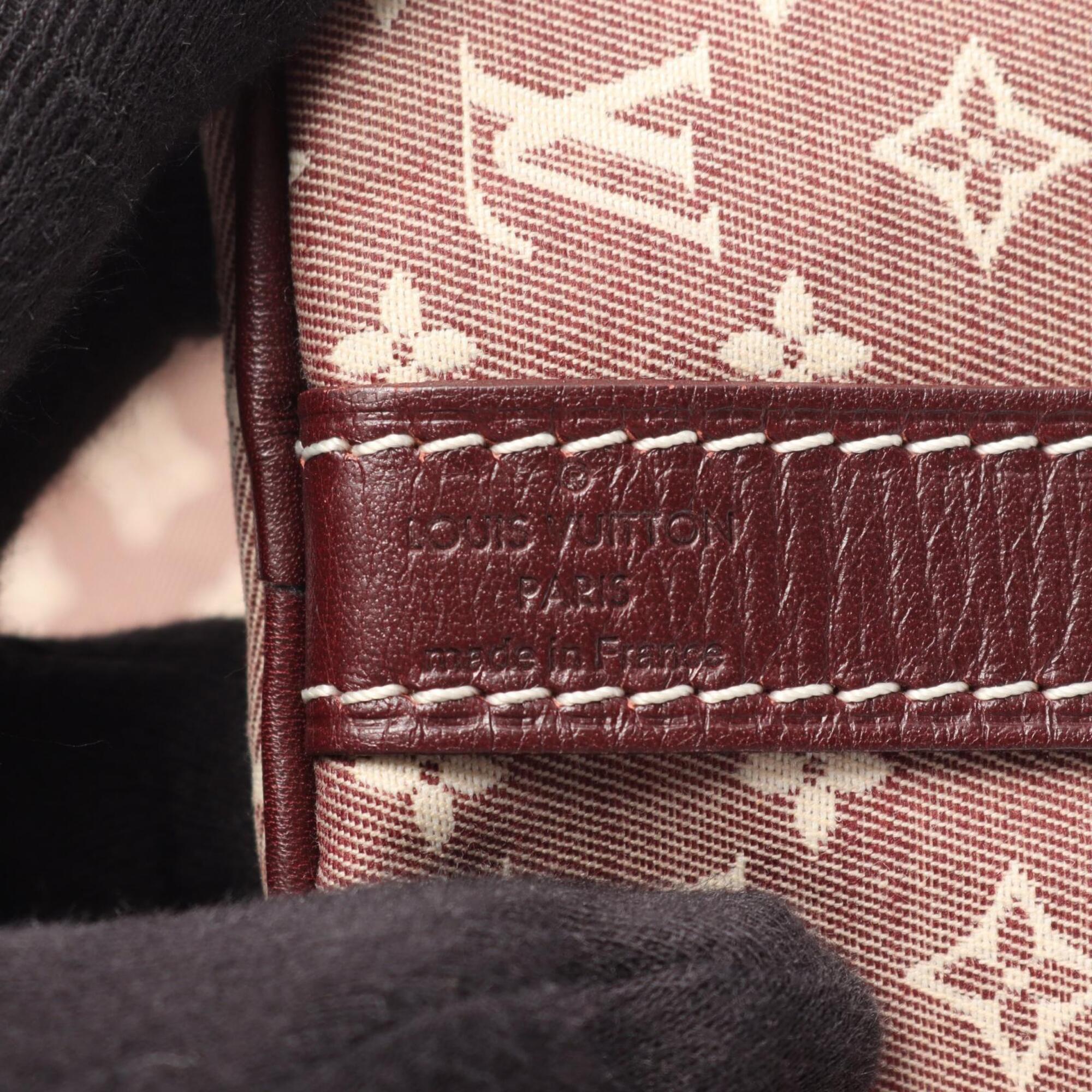 Louis Vuitton Bordeaux Ivory Sepia Monogram Idylle Monogram Mini Lin Handbag (Pre-Owned)