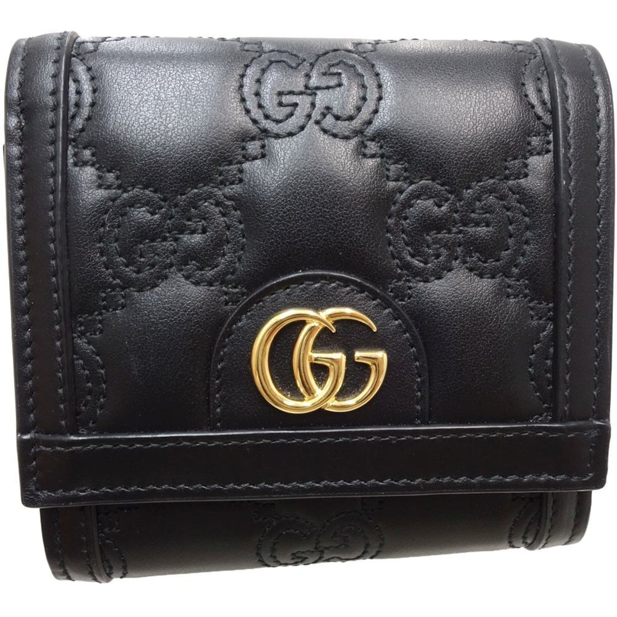 Gucci Black Leather Wallet (Bi-Fold) (Pre-Owned)