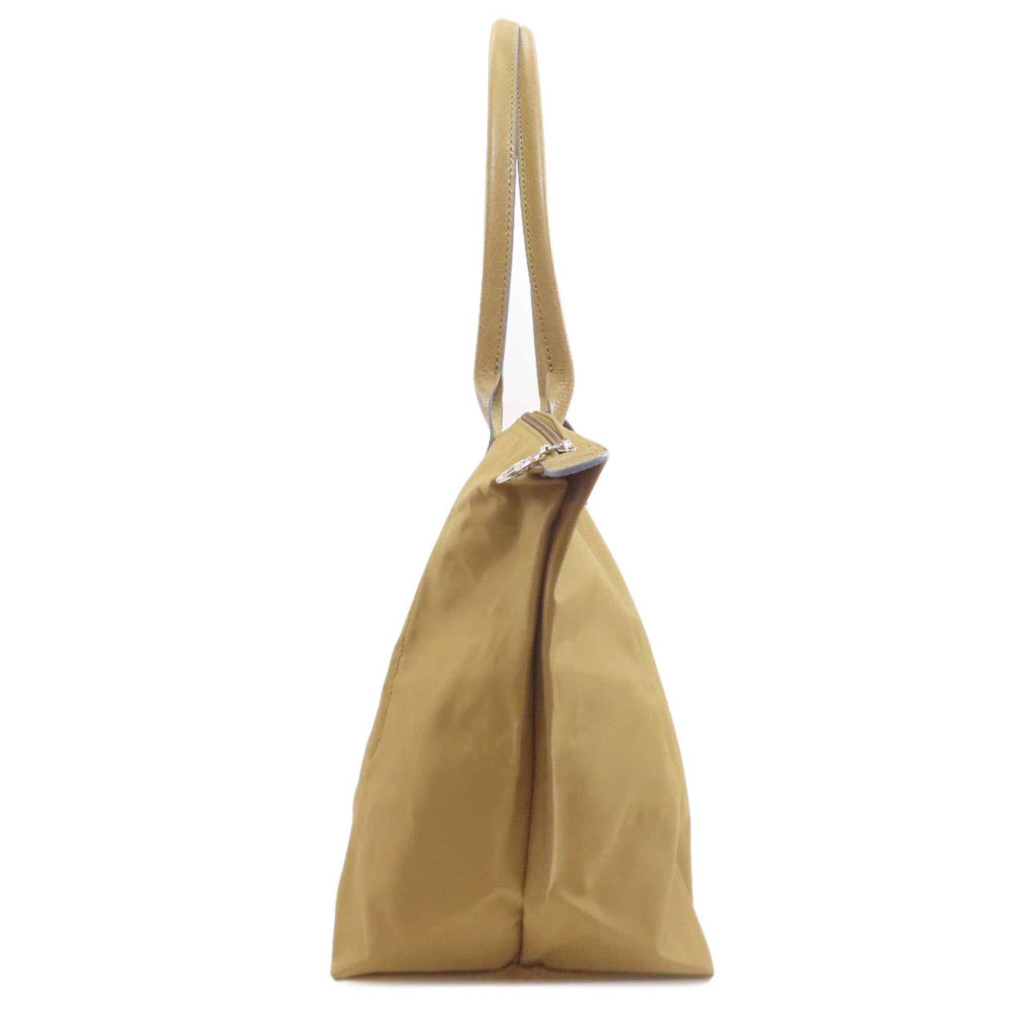 Longchamp Le Pliage Brown Nylon Tote Bag (Pre-Owned)