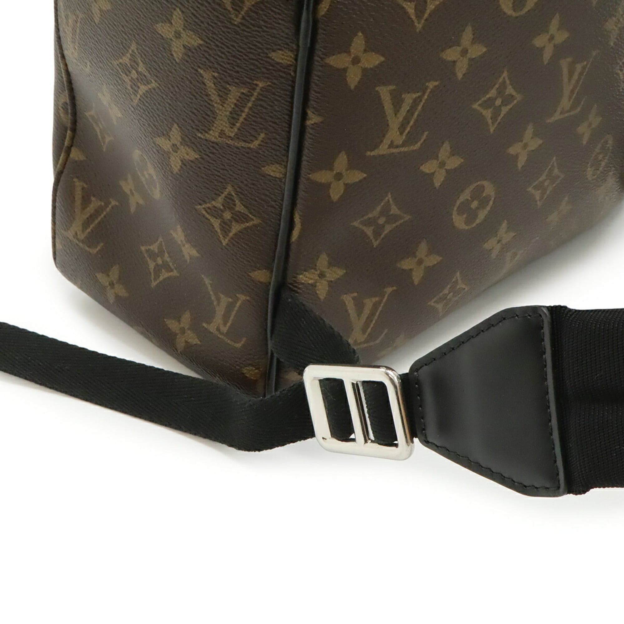 Louis Vuitton Black Brown Monogram Monogram Backpack Shoulder Bag (Pre-Owned)
