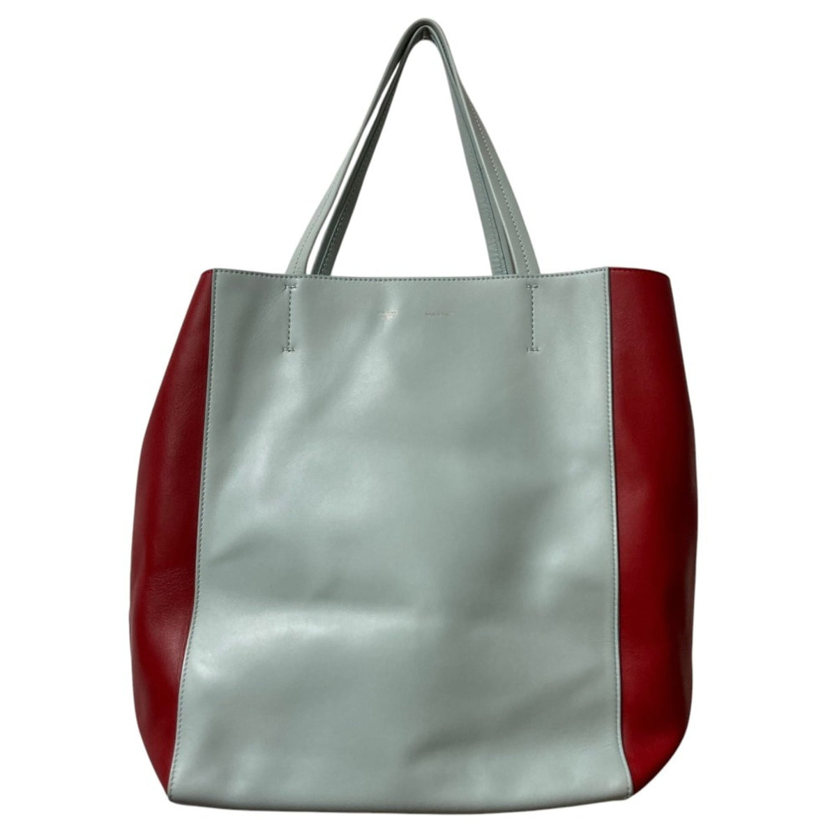 Celine Light Blue Red Color Tote Bag (Pre-Owned)