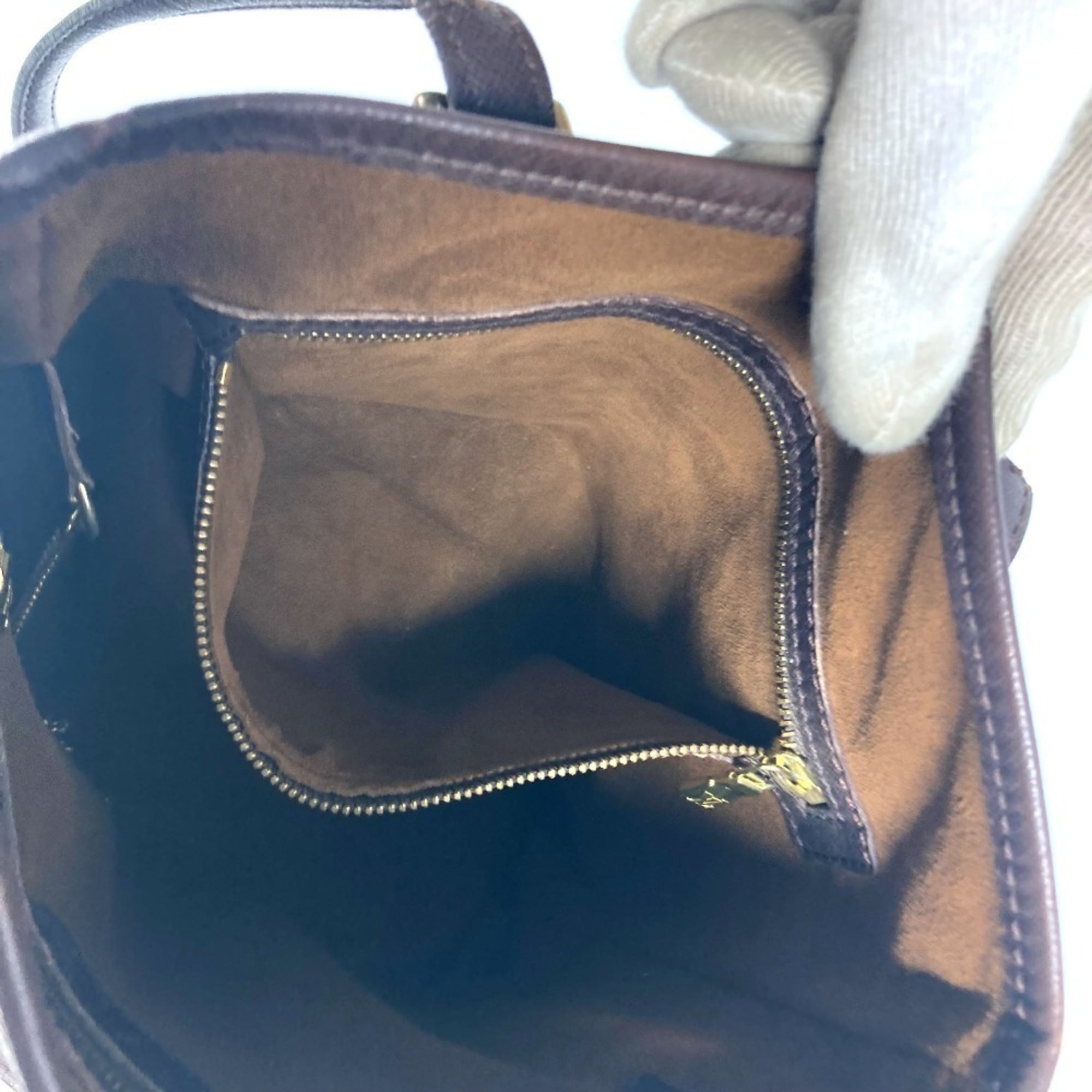 Louis Vuitton Brown Damier Canvas Ebene Damier Canvas Shoulder Bag Tote Bag (Pre-Owned)