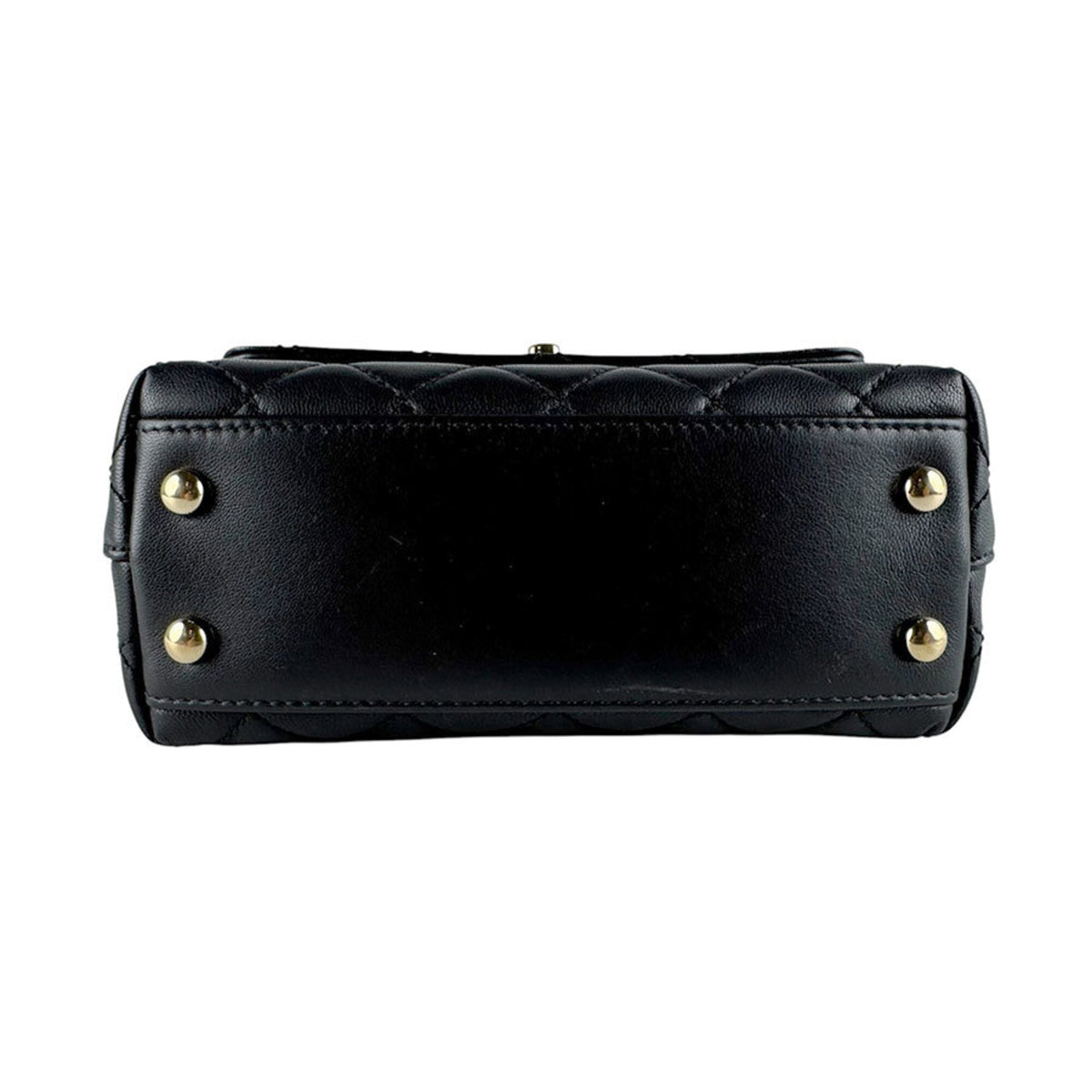 Chanel Black Multi-Color Leather Handbag Shoulder Bag (Pre-Owned)