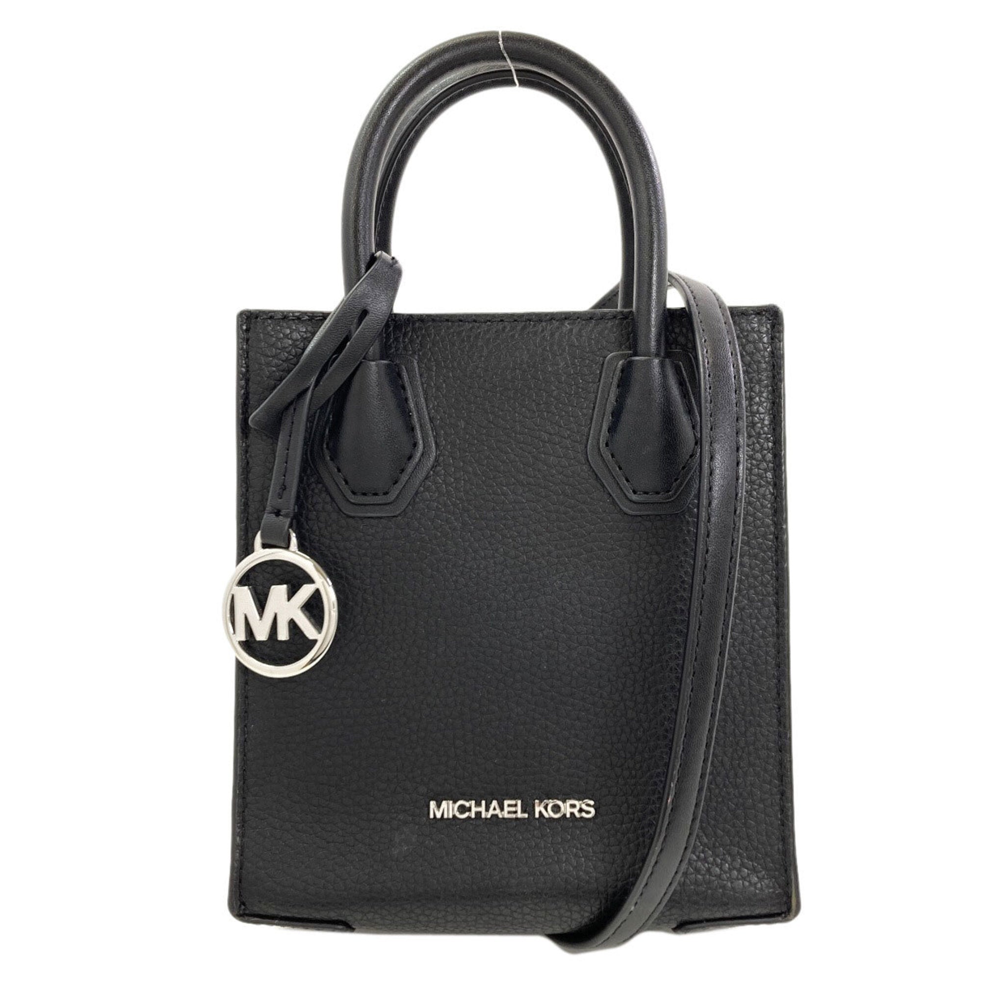 Michael Kors Black Leather Handbag (Pre-Owned)