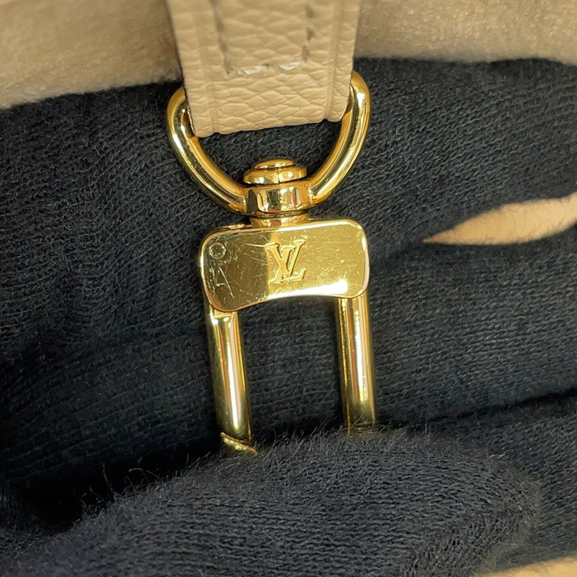Louis Vuitton Cream Monogram Empreinte Tote Bag (Pre-Owned)