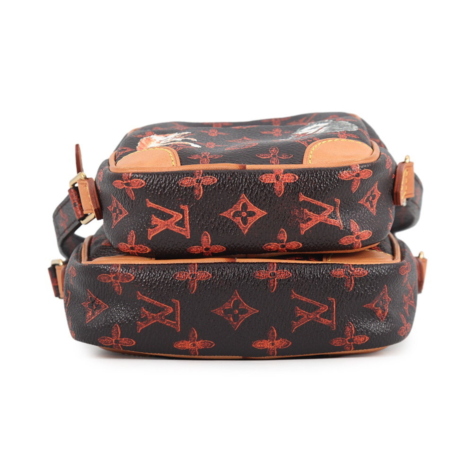 Louis Vuitton Monogram Brown Orange Monogram Handbag Shoulder Bag (Pre-Owned)