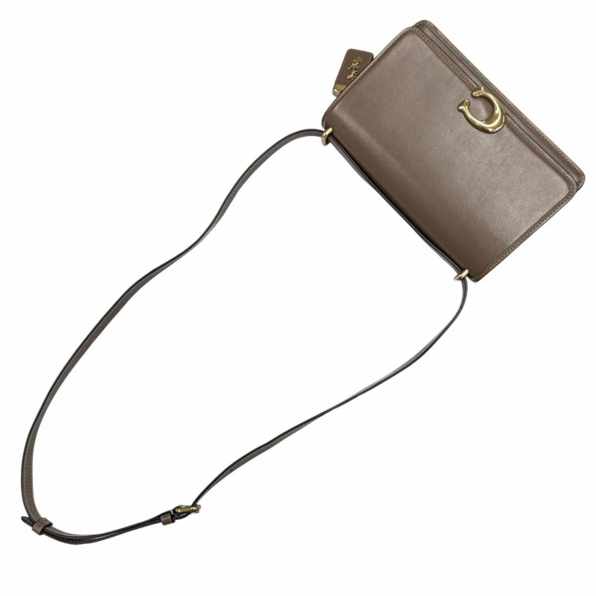 Coach Brown Leather Crossbody Bag Shoulder Bag (Pre-Owned)