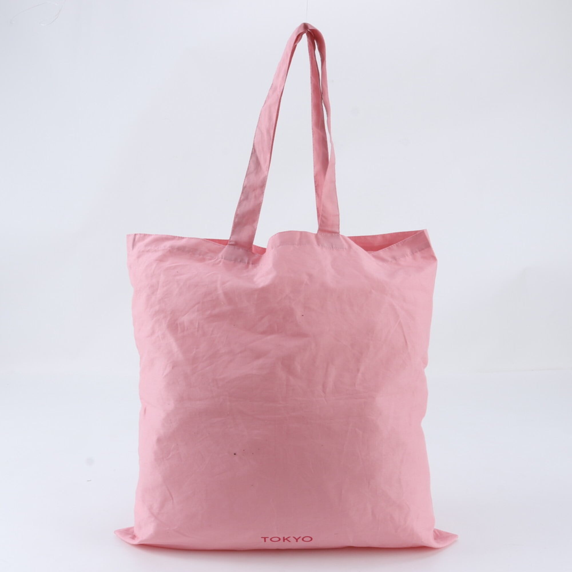 Gucci Pink Cotton Handbag Tote Bag (Pre-Owned)