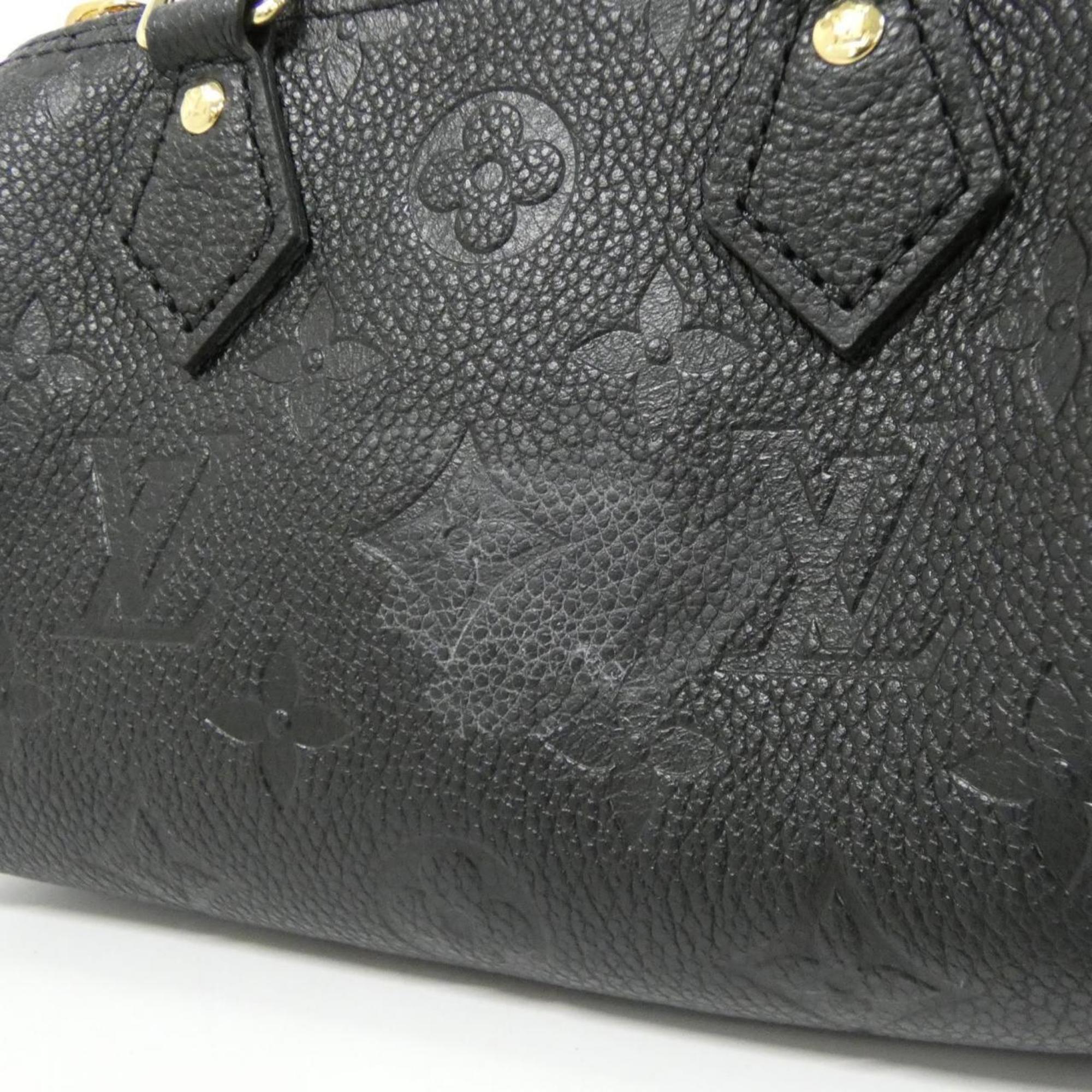 Louis Vuitton Black Leather Handbag (Pre-Owned)