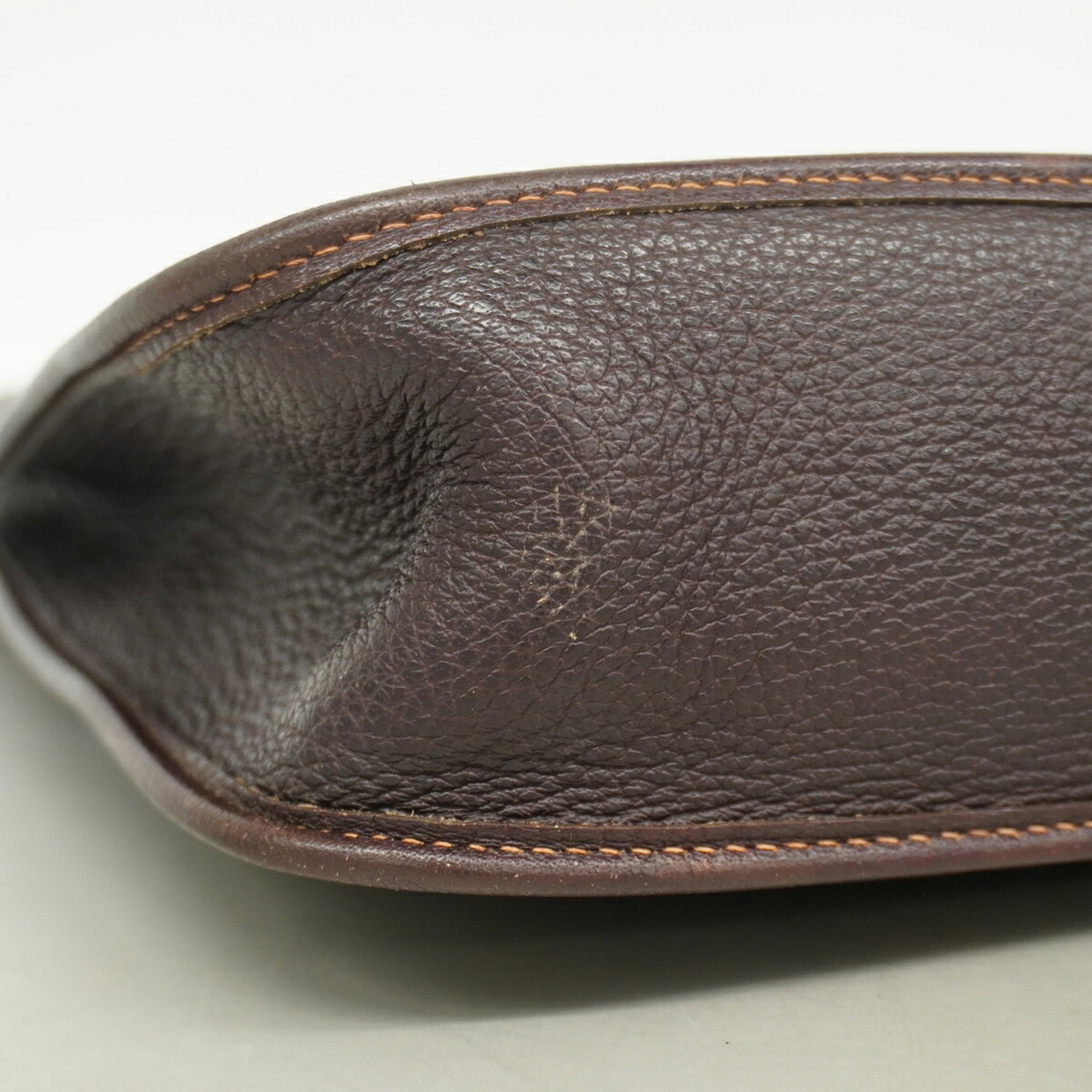 Hermes Dark Brown Amazonia Shoulder Bag (Pre-Owned)