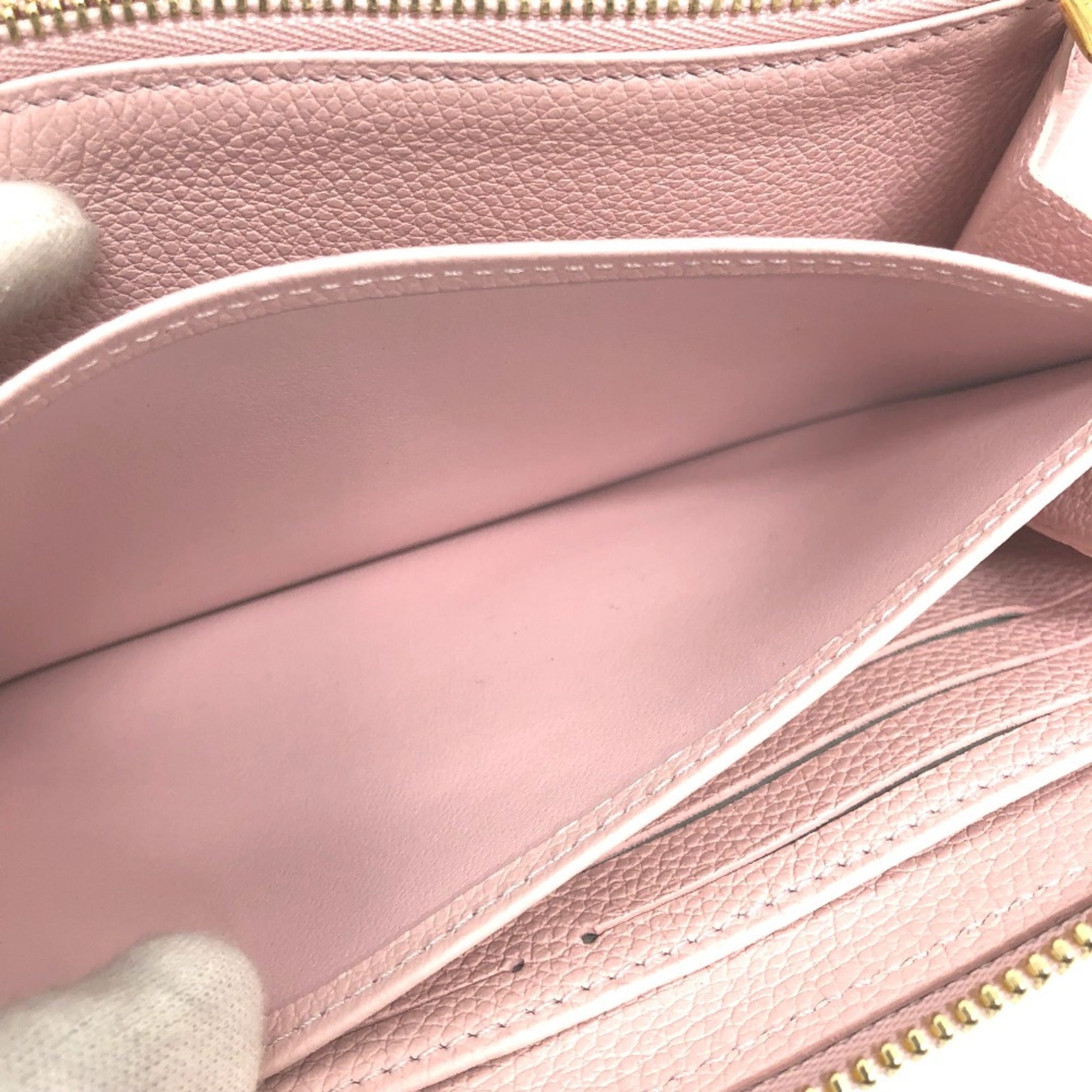Louis Vuitton Monogram Empreinte Light Pink Monogram Empreinte Long Wallet (Bi-Fold) (Pre-Owned)