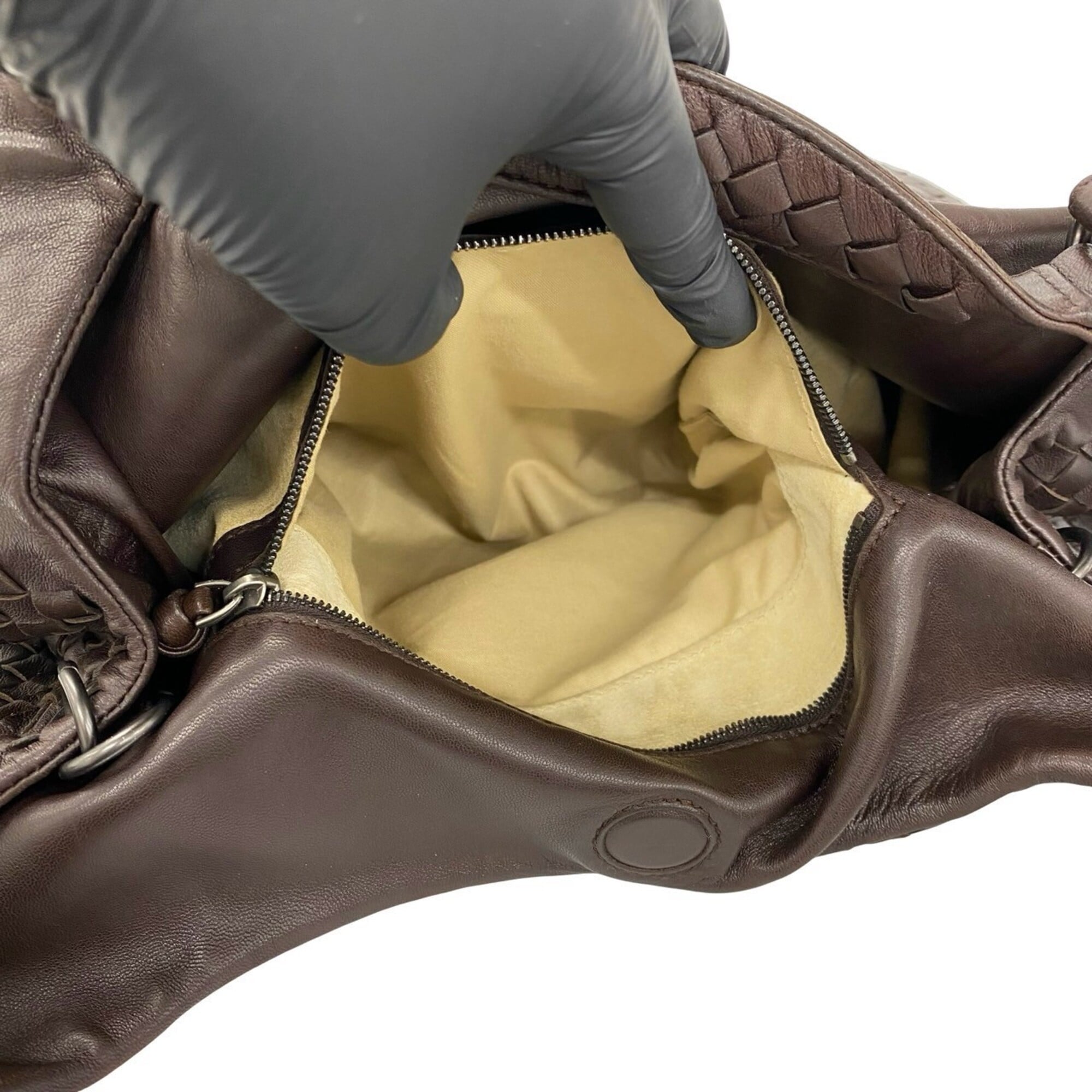 Bottega Veneta Brown Leather Handbag (Pre-Owned)