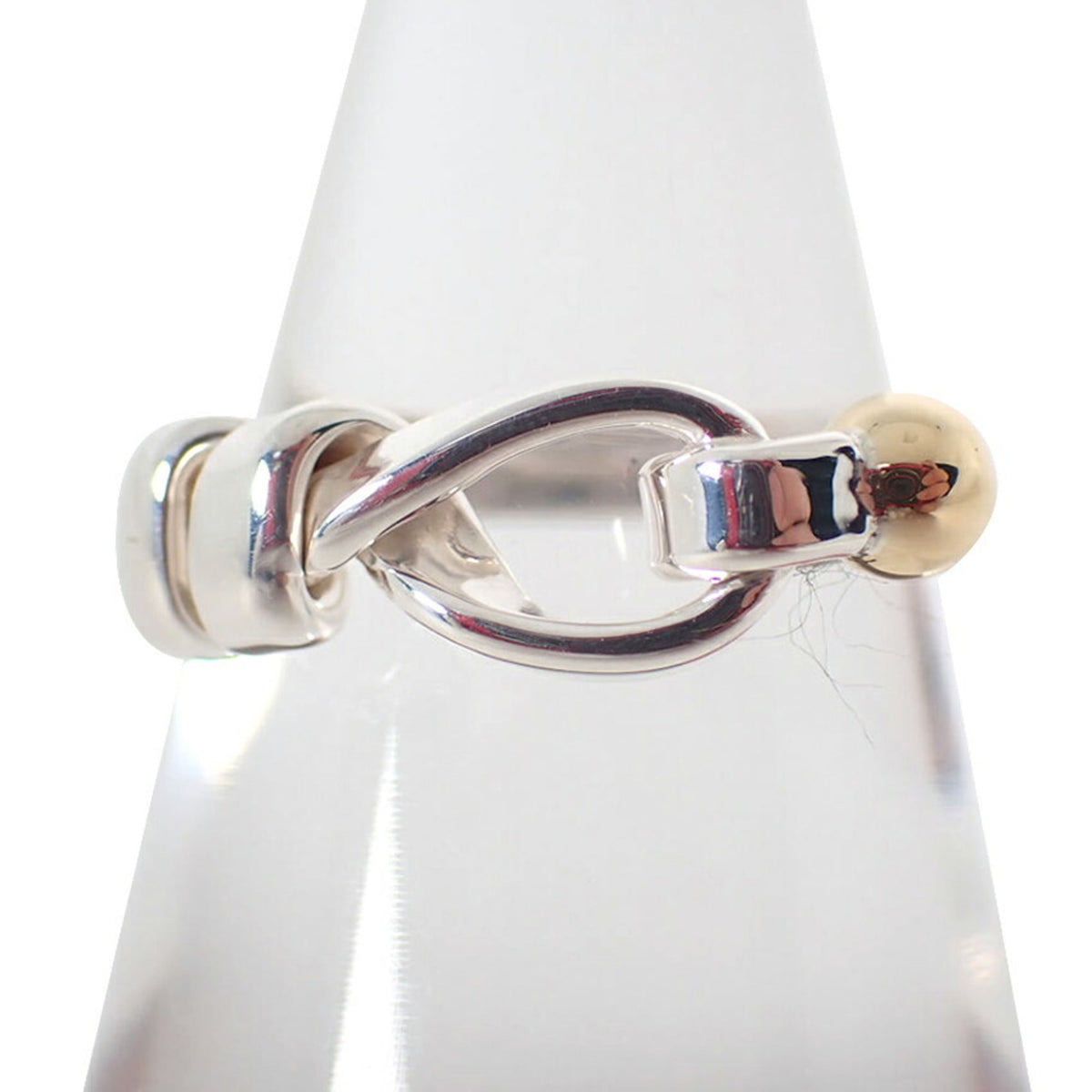 Tiffany Yellow Gold (18K) Sterling Silver 925 Band Ring (Pre-Owned)