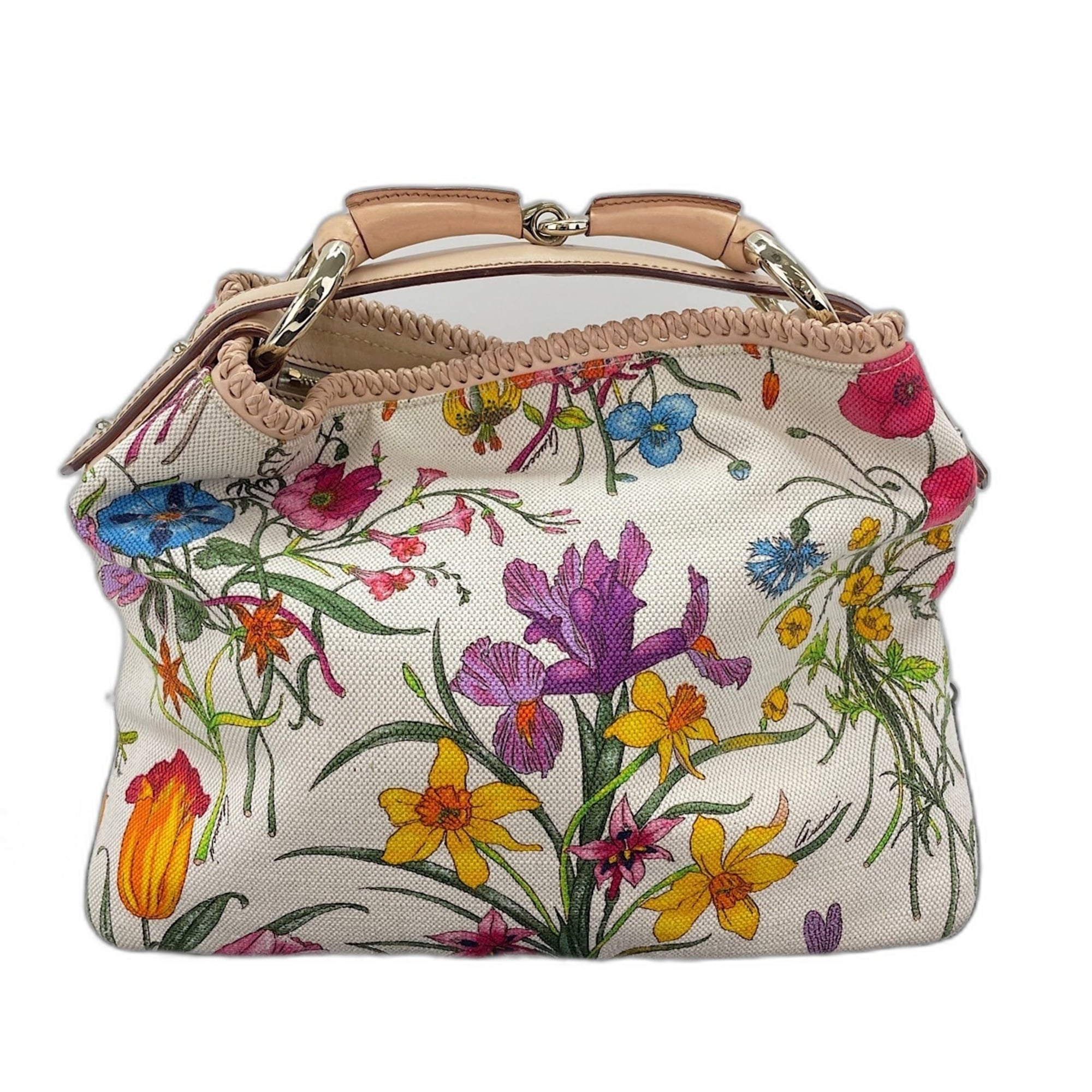 Gucci Multi-Color Canvas Handbag (Pre-Owned)