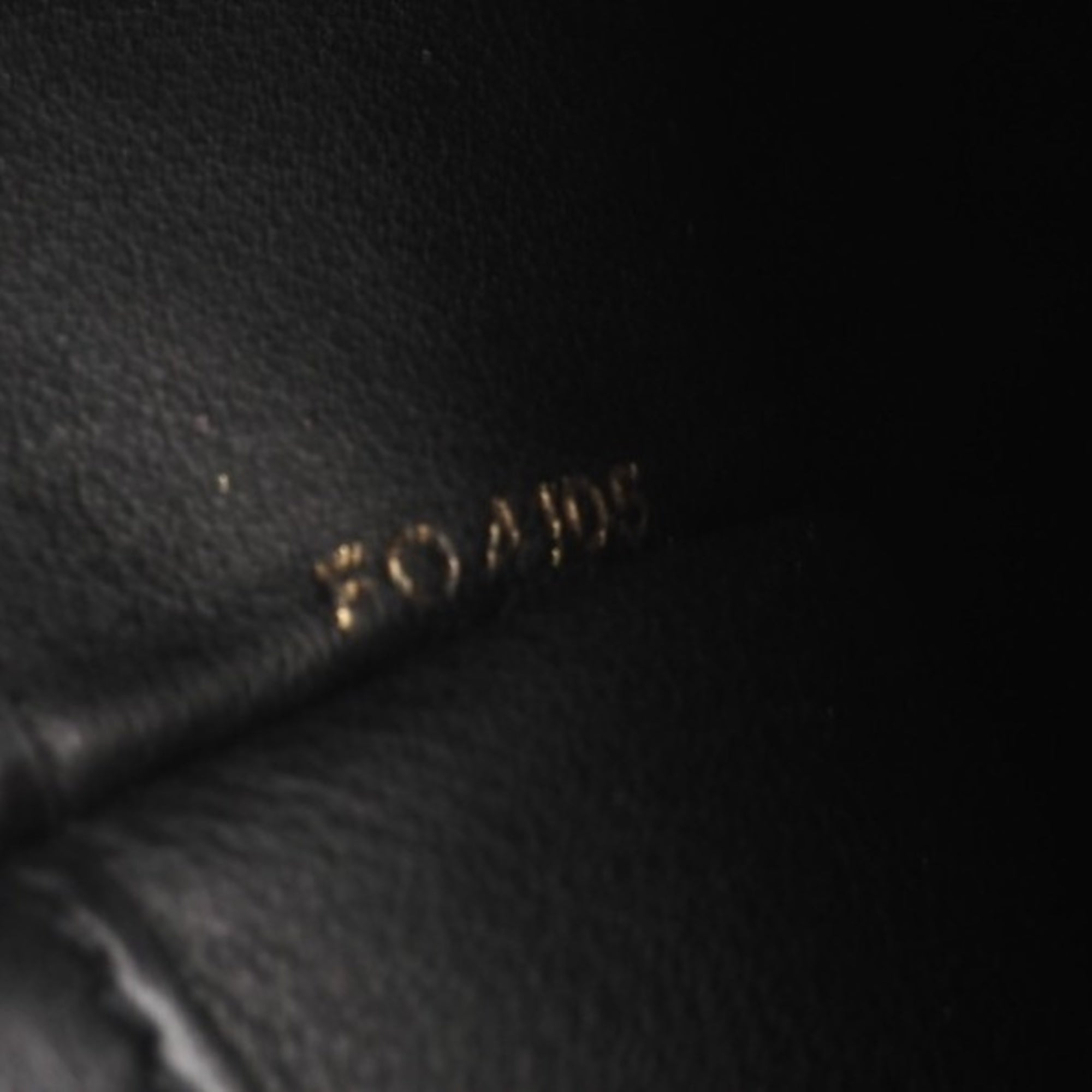 Louis Vuitton Black Gold Leather Shoulder Bag (Pre-Owned)