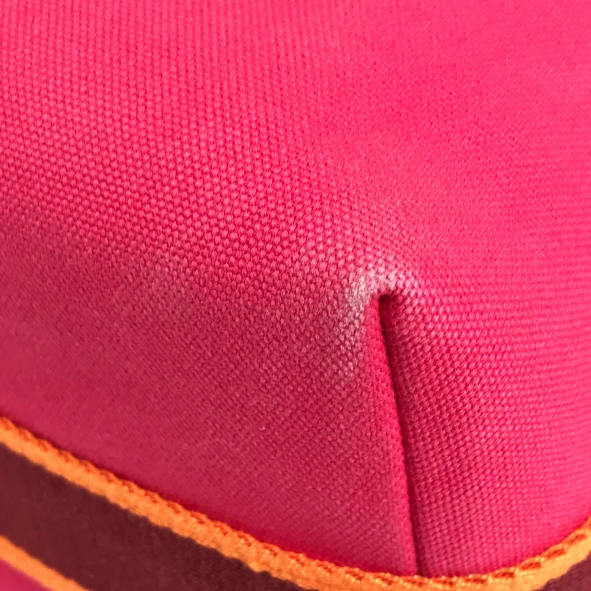 Hermes Pink Cotton Pouch Vanity Bag (Pre-Owned)