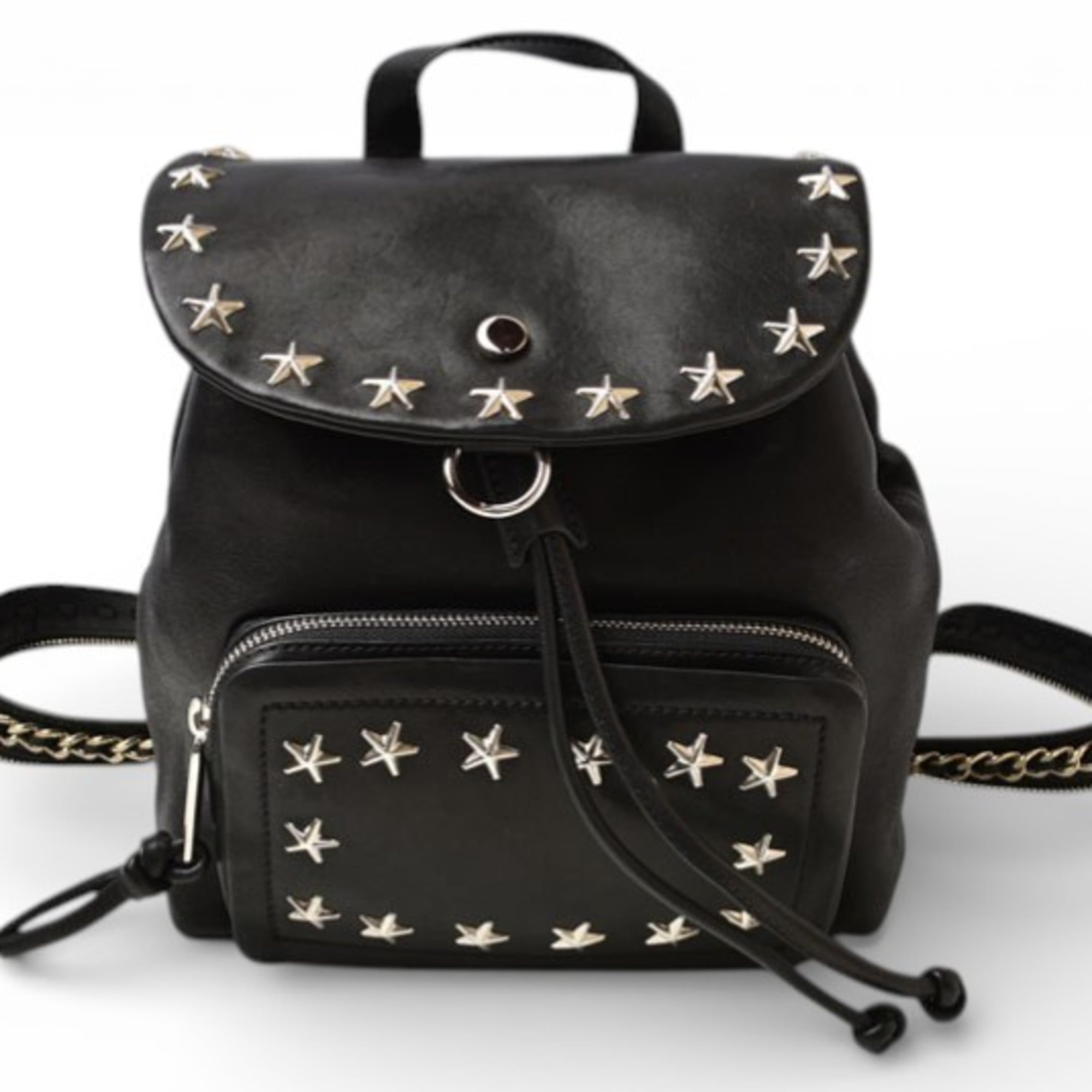 Jimmy Choo Black Leather Backpack (Pre-Owned)