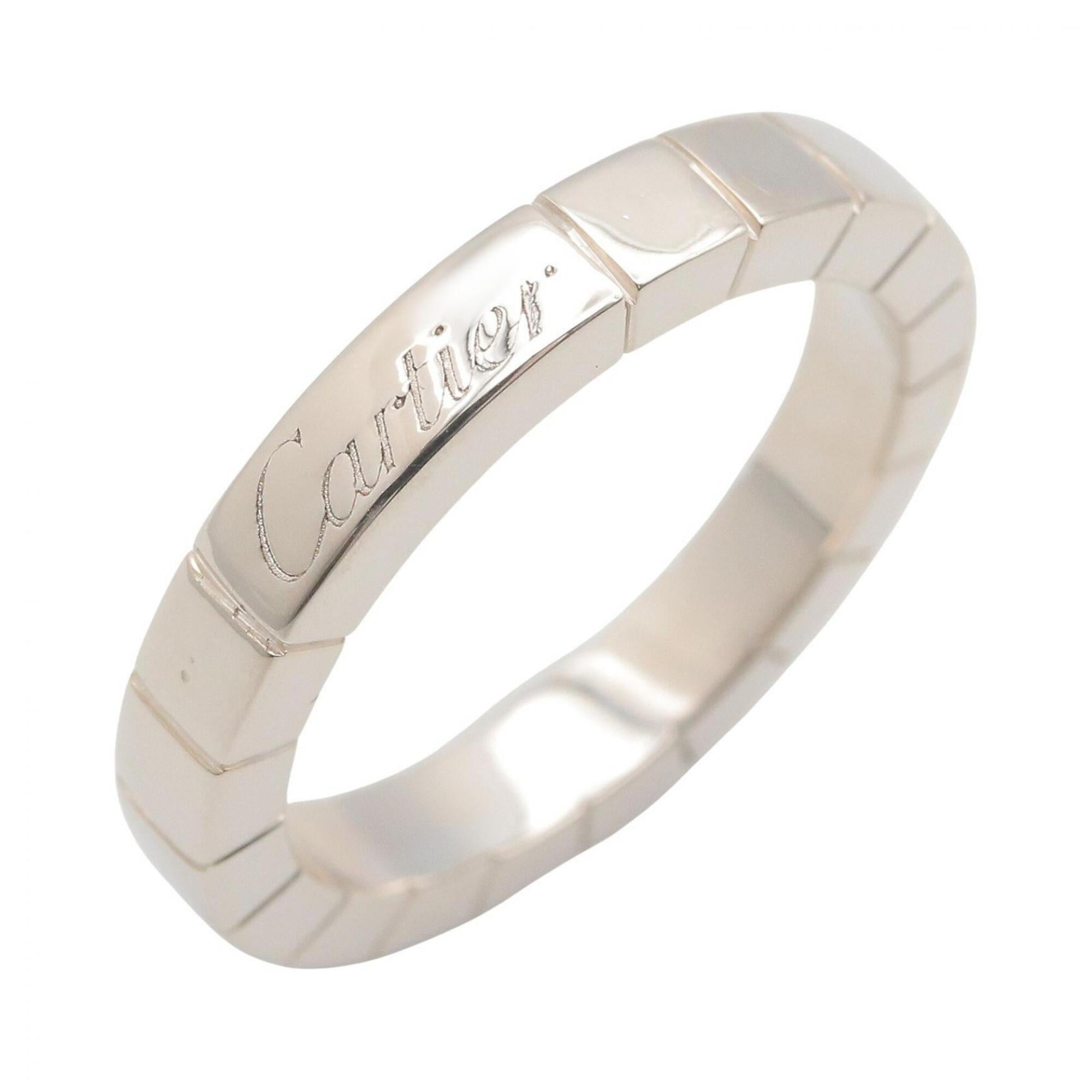 Cartier Lanieres Silver White Gold (18K) Band Ring (Pre-Owned)