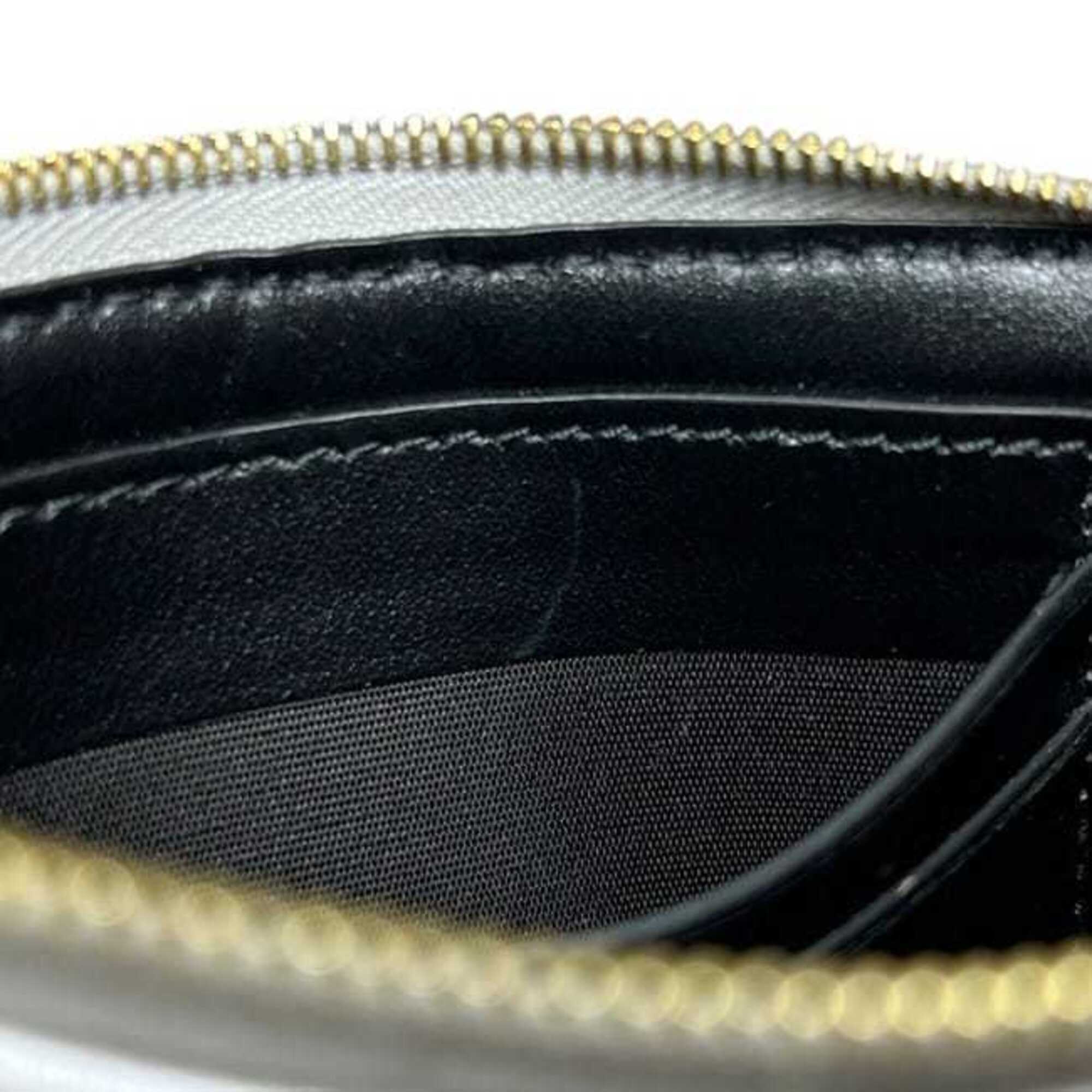 Celine Silver Leather Coin Purse/Coin Case (Pre-Owned)