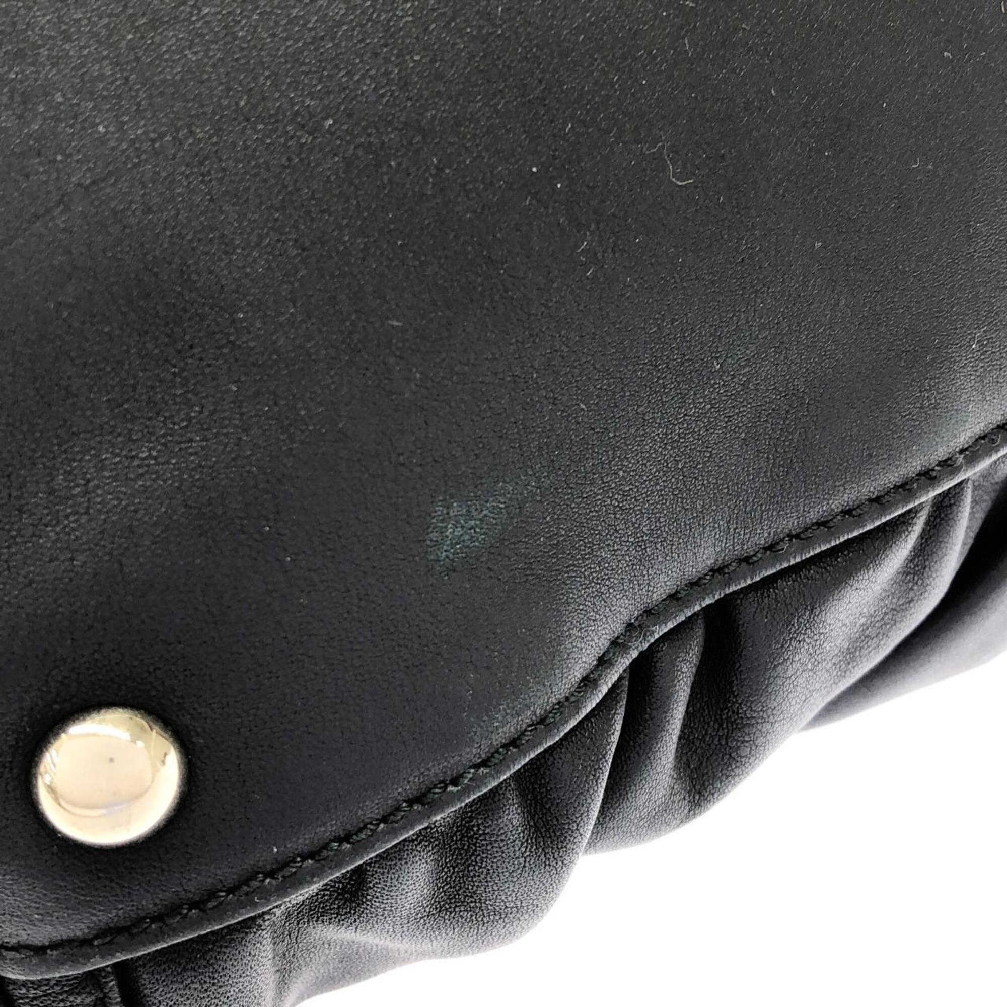 Gucci Black Leather Shoulder Bag (Pre-Owned)
