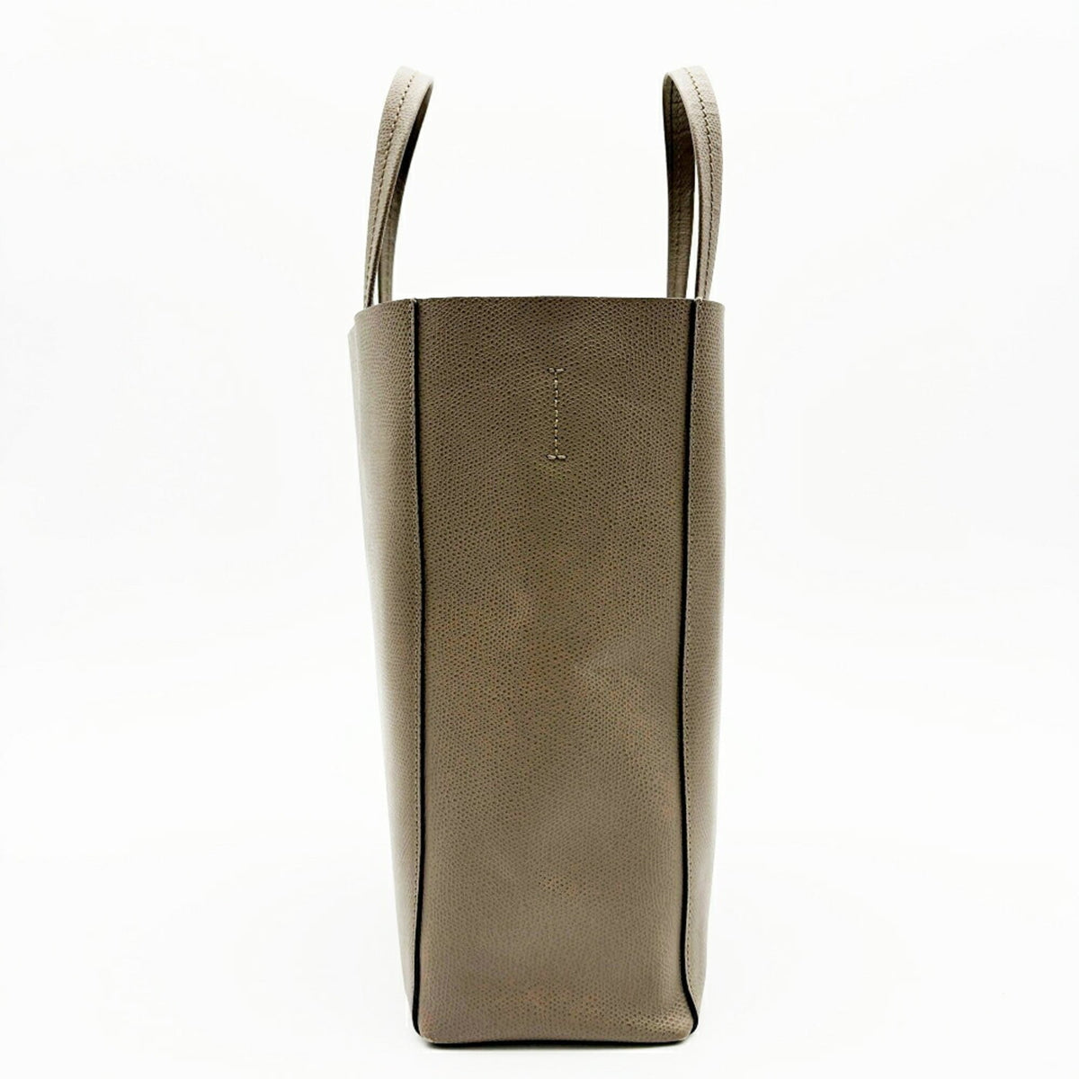 Celine Grayish Leather Shoulder Bag Tote Bag (Pre-Owned)
