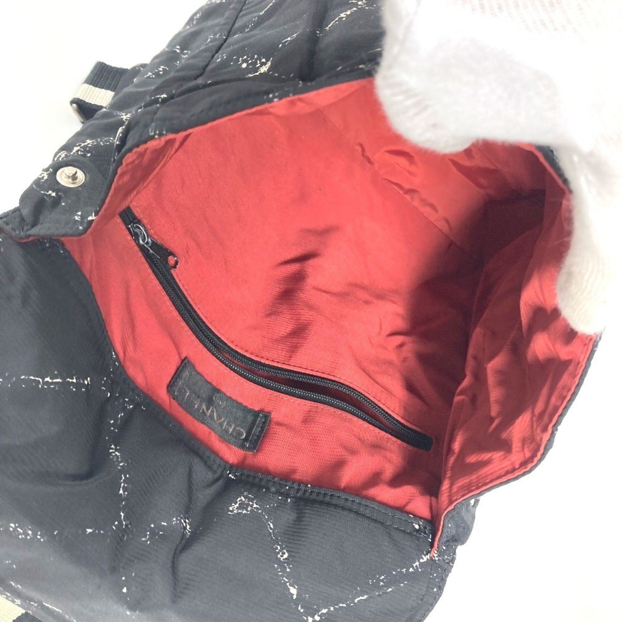 Chanel Black Nylon Backpack (Pre-Owned)