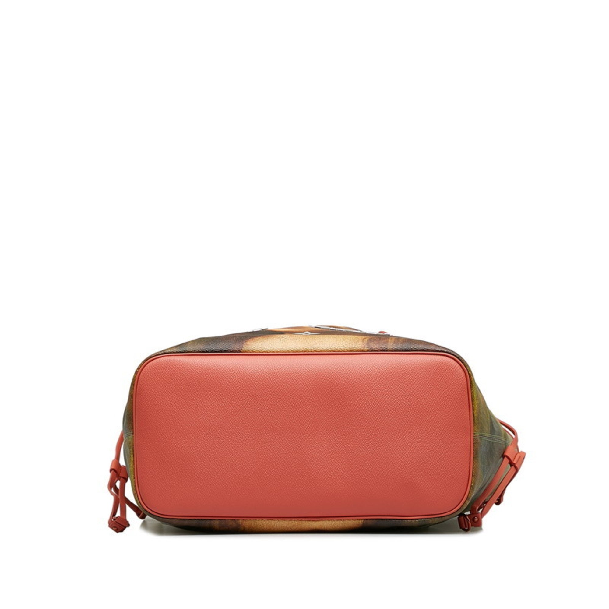 Louis Vuitton Masters Collection Multi-Color Pink Poppy Petal Pvc Leather Tote Bag (Pre-Owned)