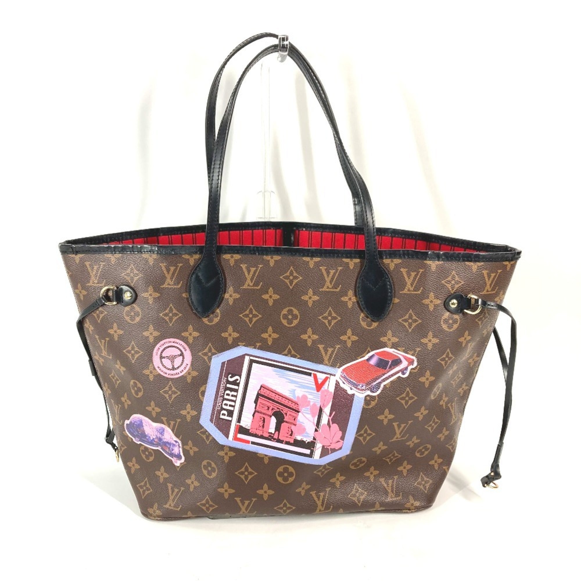 Louis Vuitton Black Brown Monogram Shoulder Bag Tote Bag (Pre-Owned)