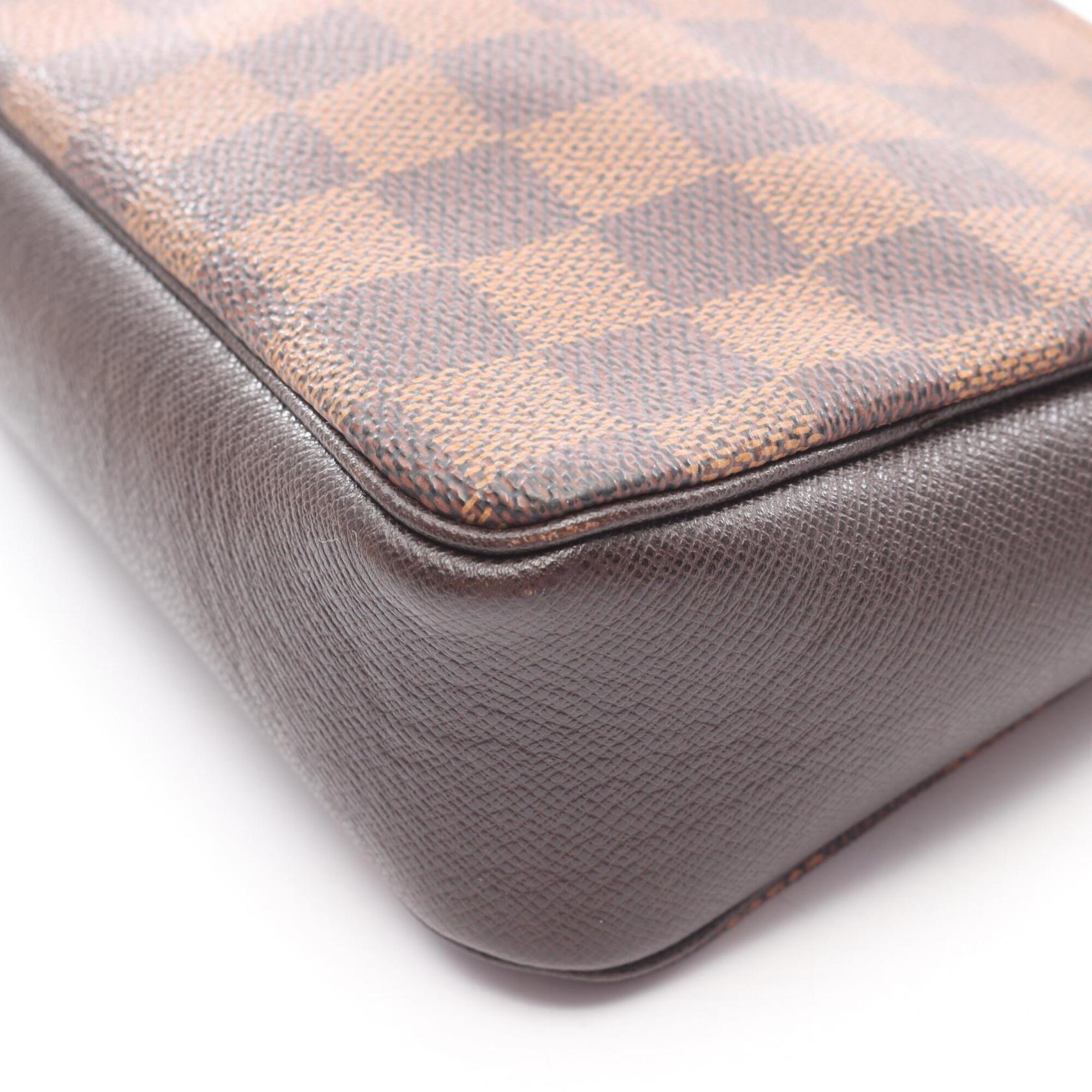 Louis Vuitton Brown Damier Canvas Coated Canvas Damier Canvas Leather Handbag (Pre-Owned)