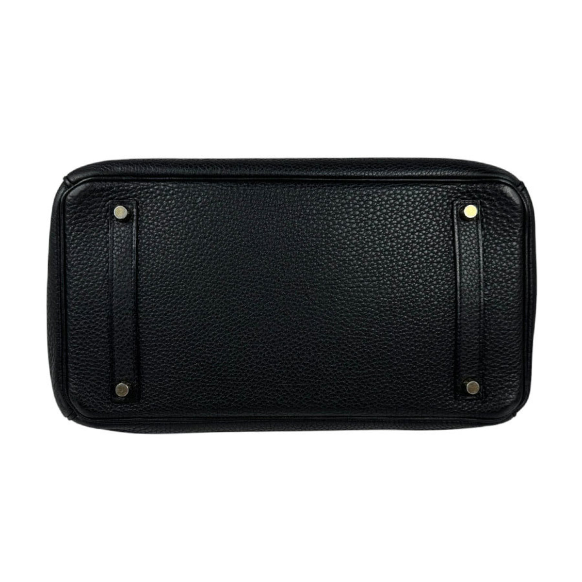 Hermes Black Togo Leather Handbag (Pre-Owned)