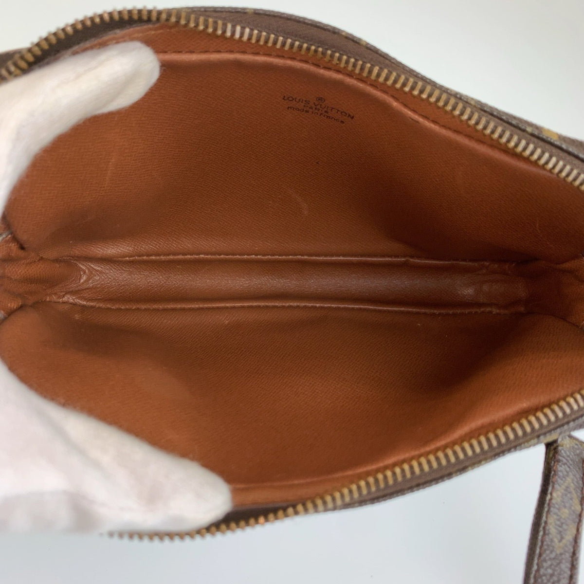 Louis Vuitton Monogram Brown Pvc Leather Pochette Shoulder Bag (Pre-Owned)
