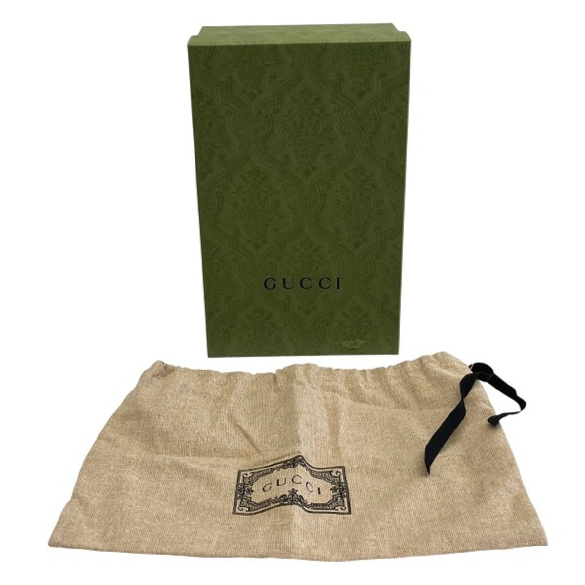 Gucci Black Canvas Leather Shoulder Bag (Pre-Owned)