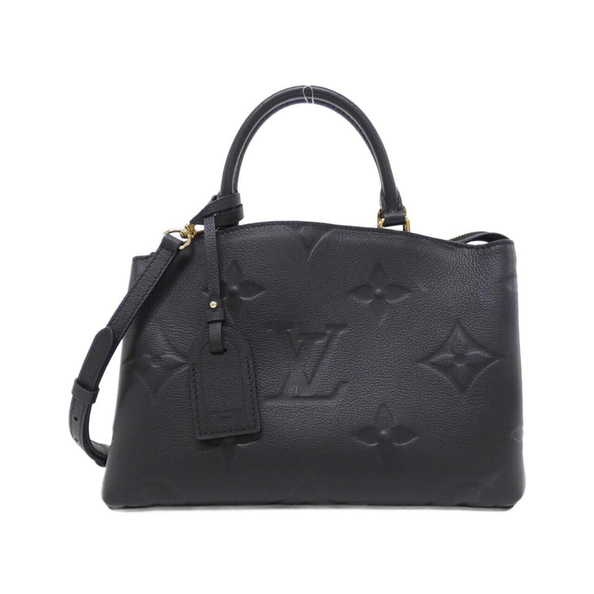 Louis Vuitton Monogram Empreinte Black Leather Handbag (Pre-Owned)
