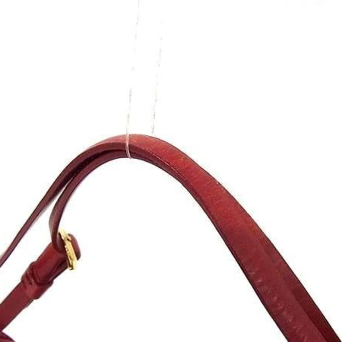 Loewe Red Color Nappa Leather Leather Handbag Tote Bag (Pre-Owned)