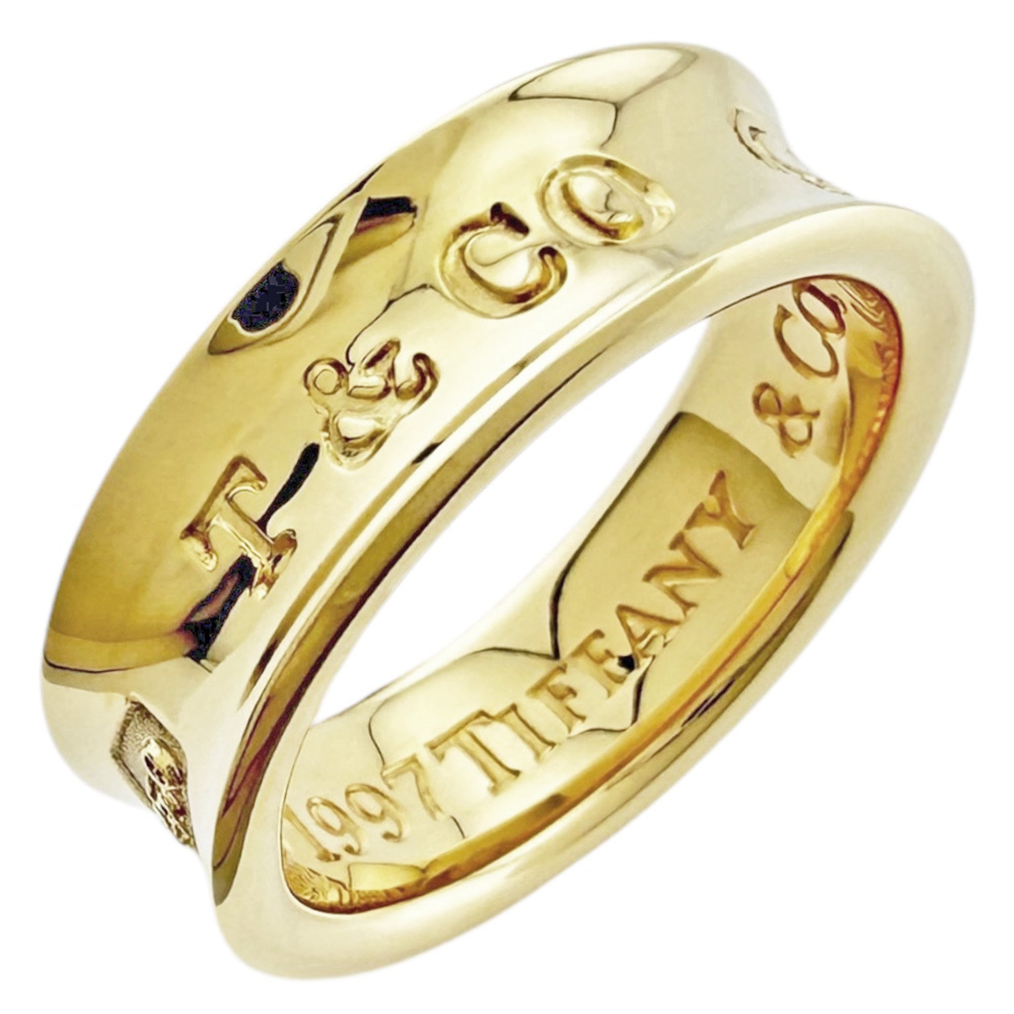 Tiffany Gold Yellow Gold (18K) Band Ring (Pre-Owned)