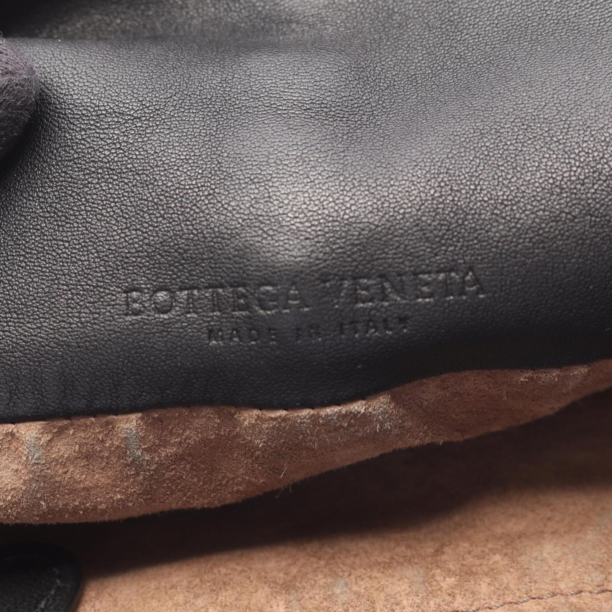 Bottega Veneta Black Intrecciato Handbag Tote Bag (Pre-Owned)