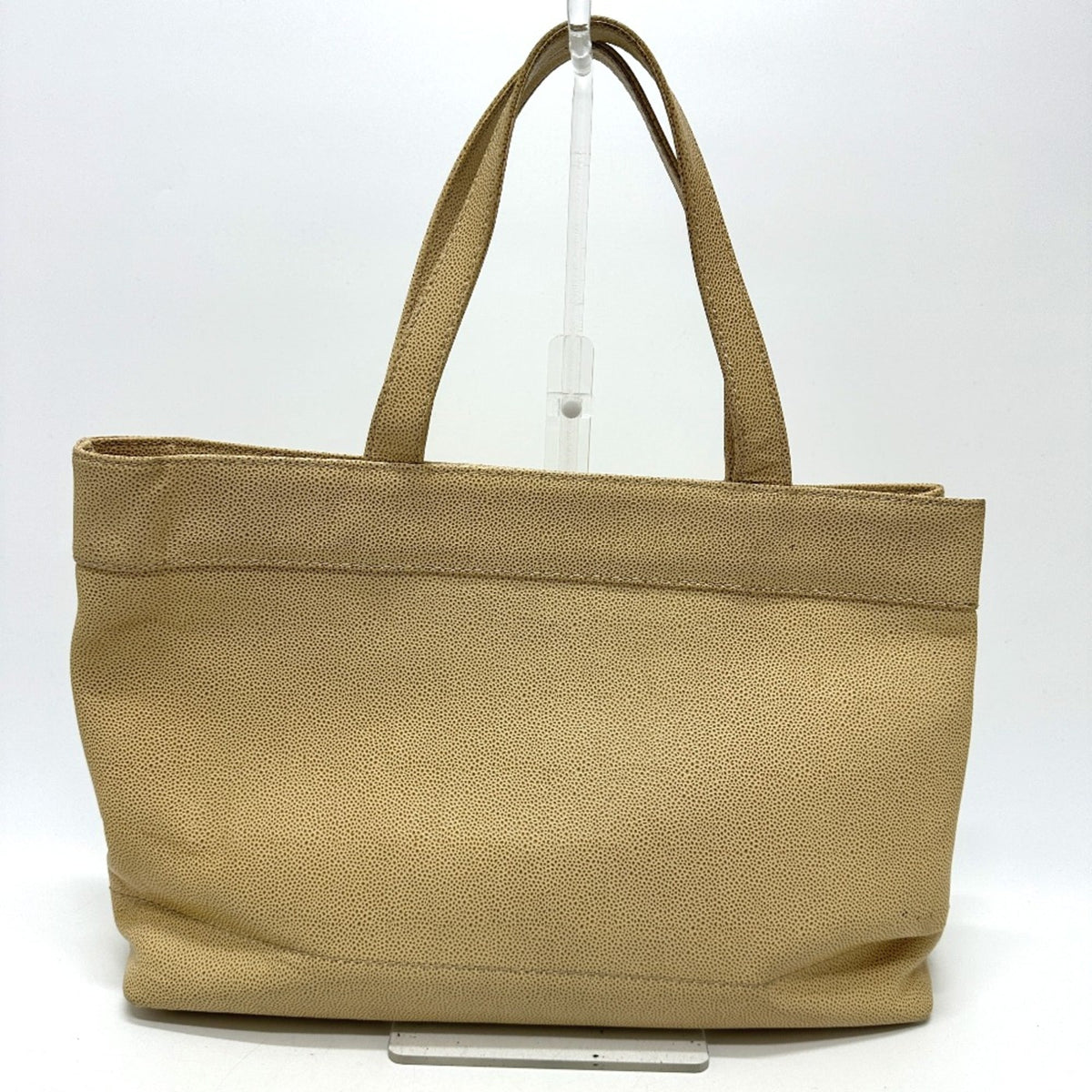 Chanel Beige Leather Tote Bag (Pre-Owned)