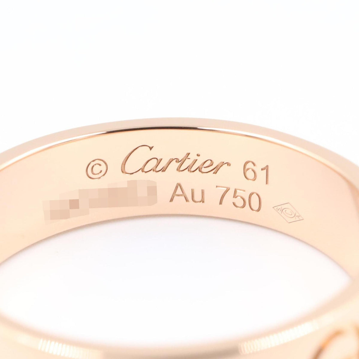 Cartier Gold Pink Gold (18K) Band Ring (Pre-Owned)