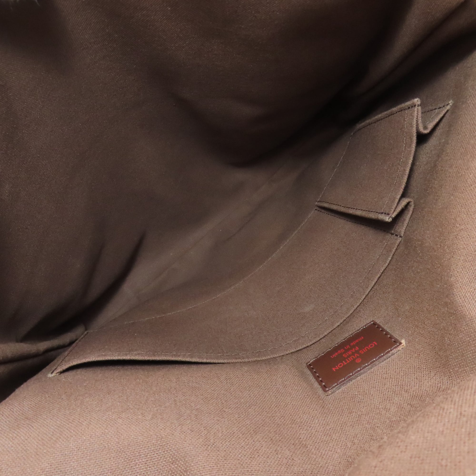 Louis Vuitton Brown Damier Canvas Ebene Damier Canvas Shoulder Bag (Pre-Owned)