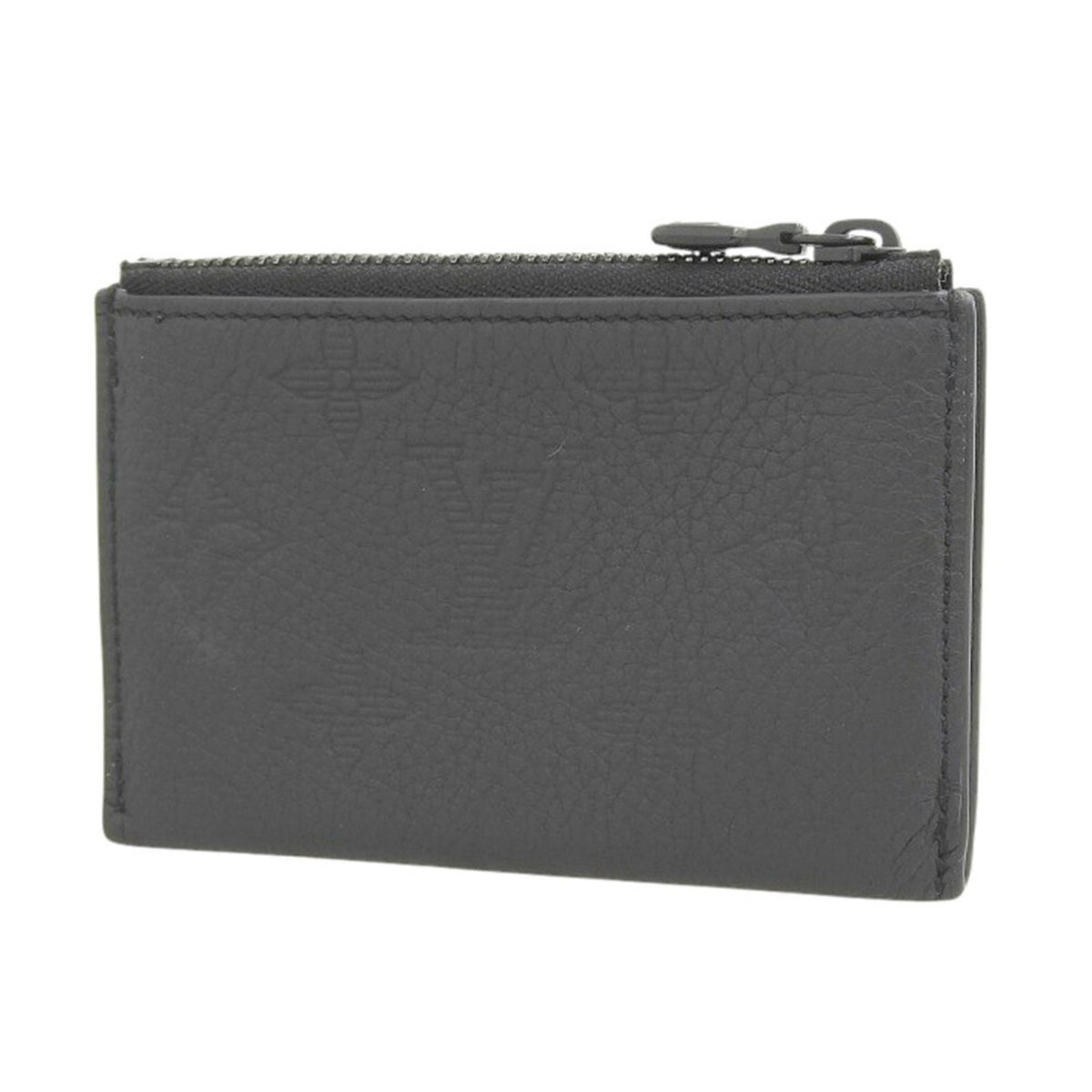 Louis Vuitton Black Noir Monogram Shadow Coin Purse/Coin Case (Pre-Owned)