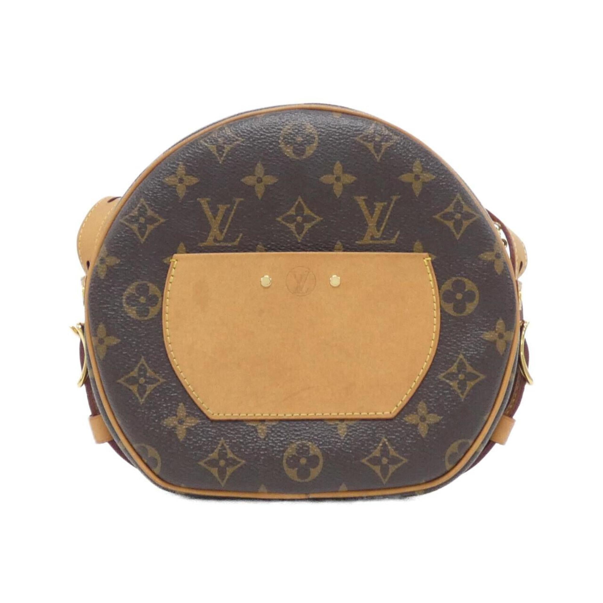 Louis Vuitton Monogram Marron Coated Canvas Shoulder Bag (Pre-Owned)