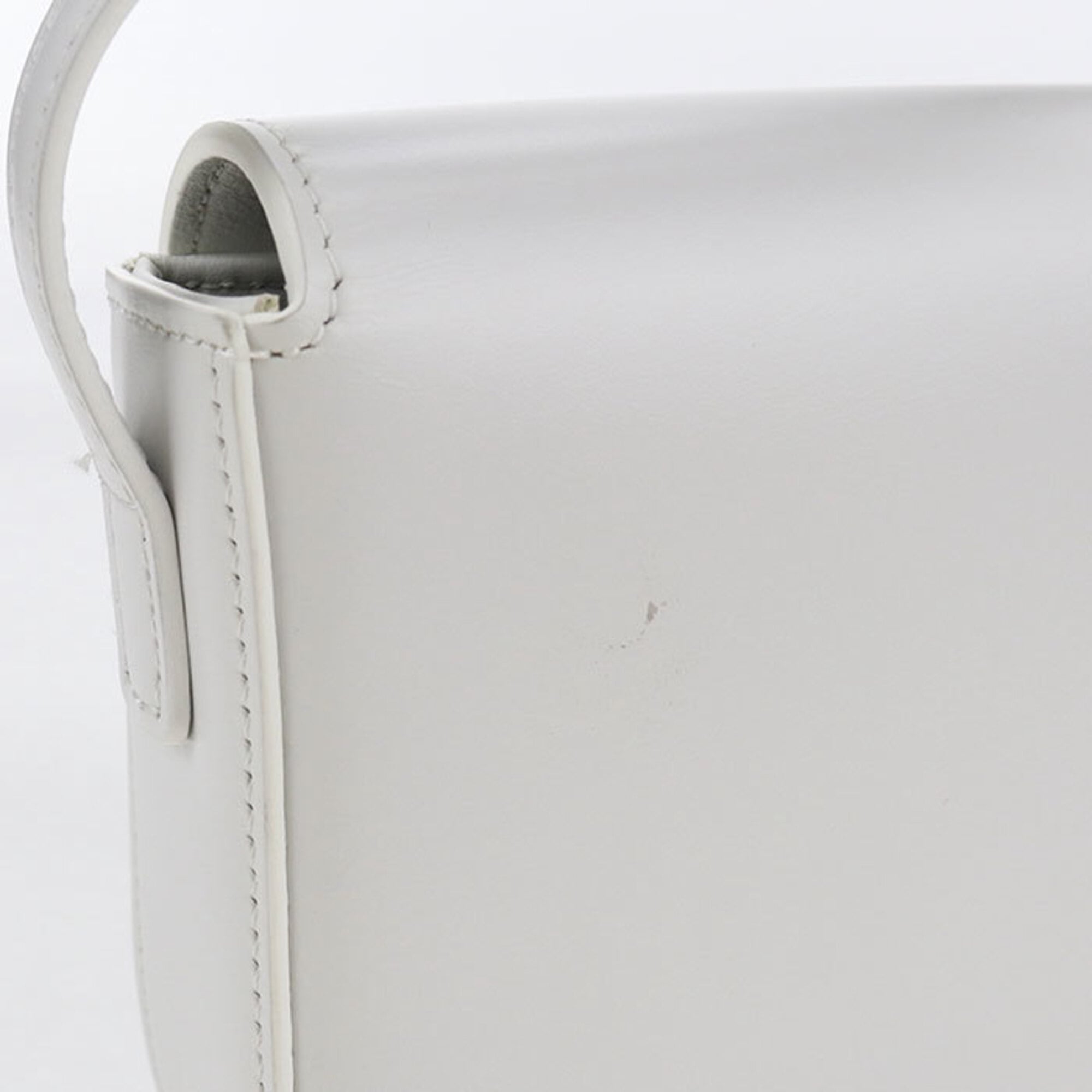 Celine White Leather Shoulder Bag (Pre-Owned)