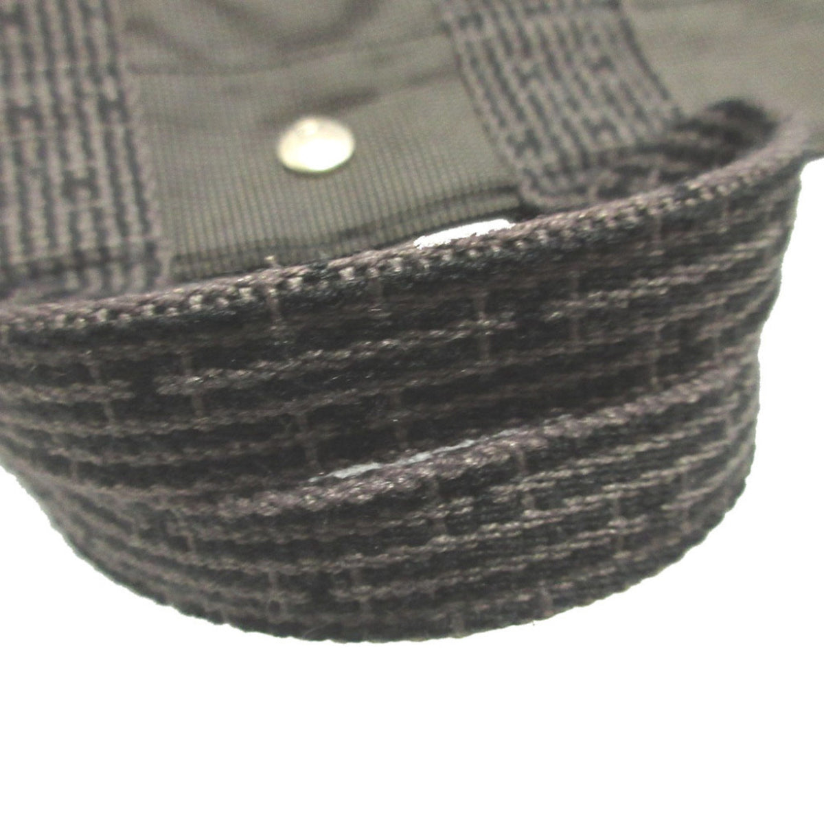 Hermes Gray Canvas Tote Bag (Pre-Owned)