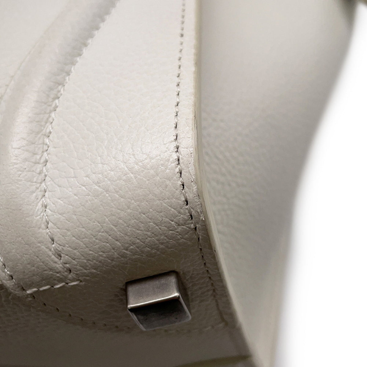 Celine White Leather Handbag (Pre-Owned)